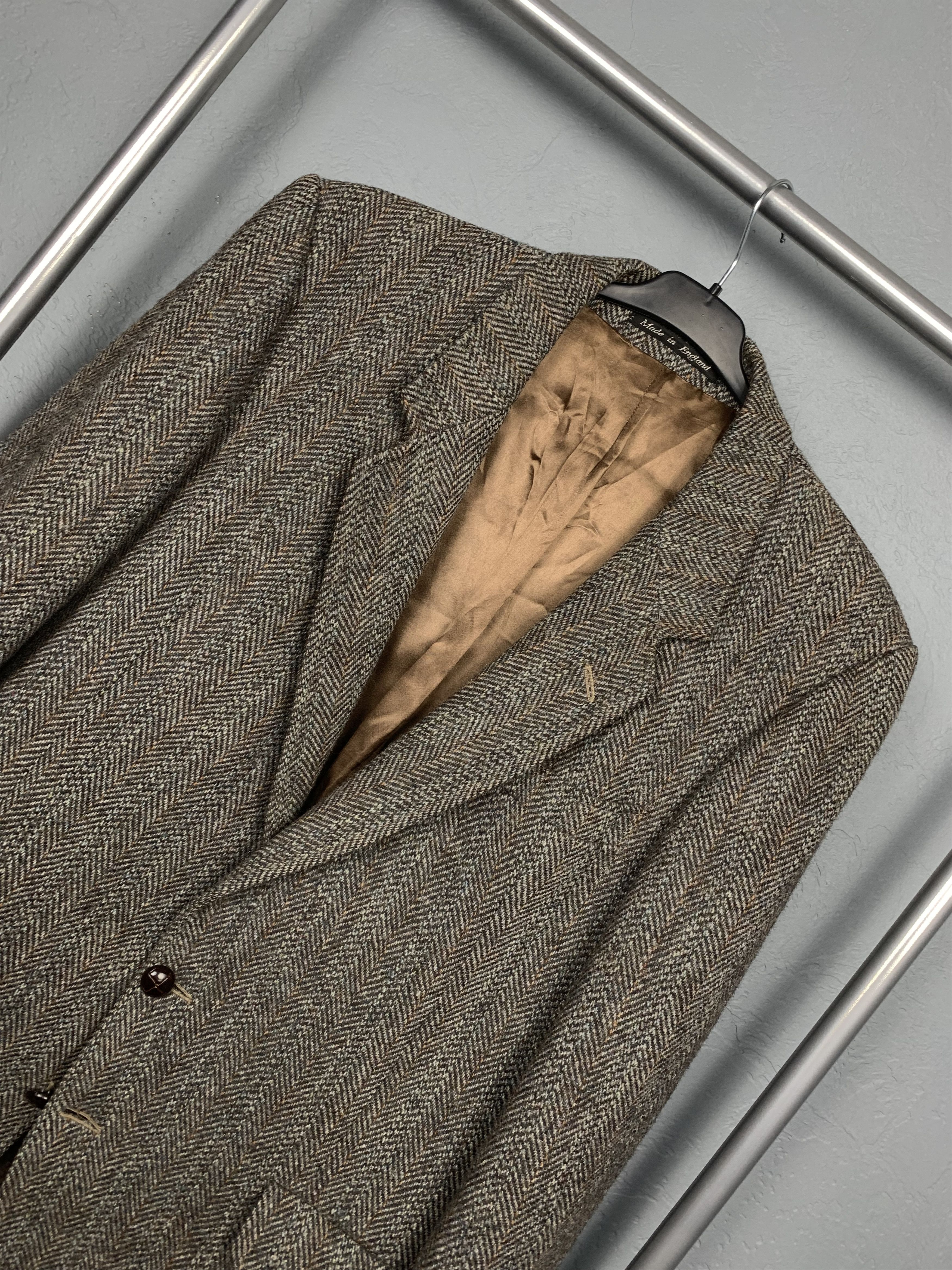 Harris Tweed Blazer Jacket Harris Tweed Wool Two Buttons Size US L / EU 52-54 / 3 - 2 Thumbnail