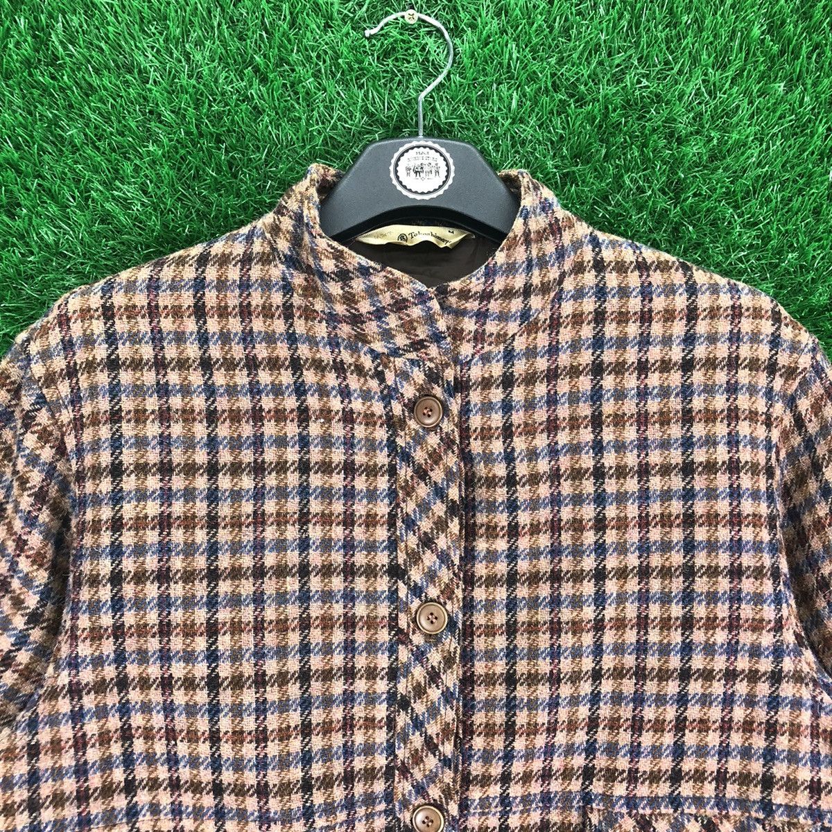 Japanese Brand Vintage 80's Wool Jacket Button up by Takashimaya Size US S / EU 44-46 / 1 - 7 Thumbnail