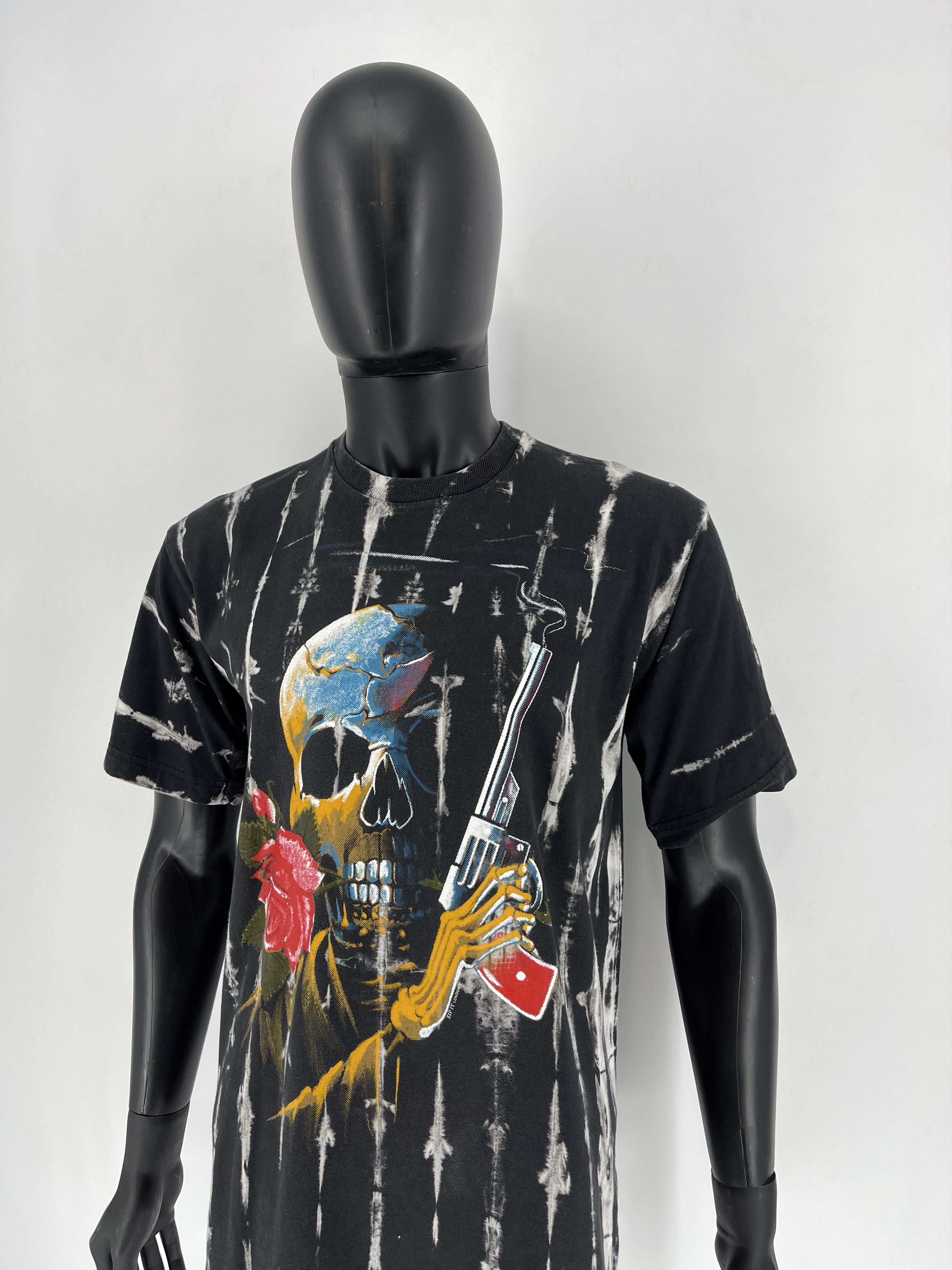 Band Tees Vintage Guns N’ Roses 🌹 Big Logo Double Sided T-Shirt Size US L / EU 52-54 / 3 - 4 Thumbnail