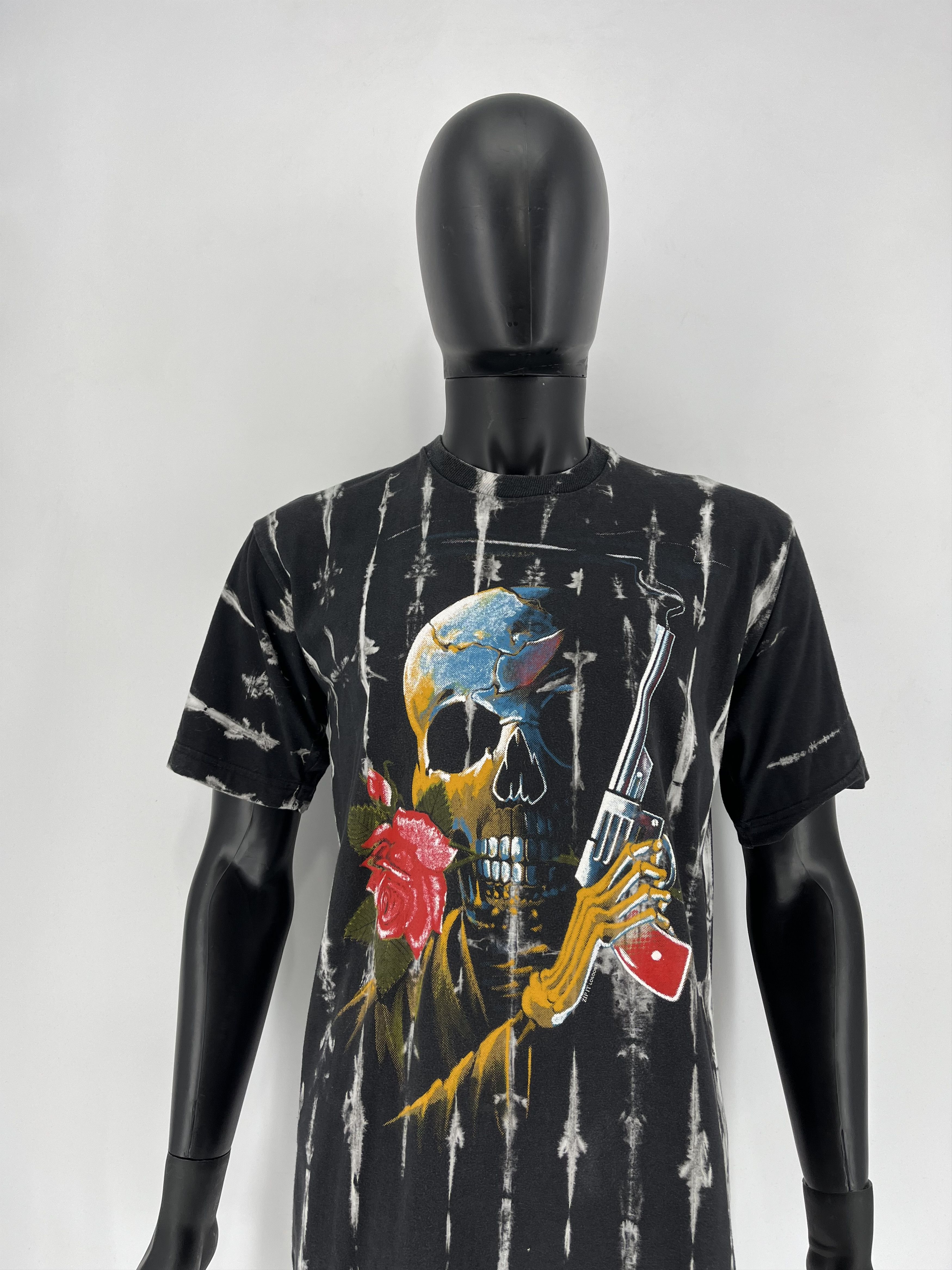 Band Tees Vintage Guns N’ Roses 🌹 Big Logo Double Sided T-Shirt Size US L / EU 52-54 / 3 - 6 Thumbnail