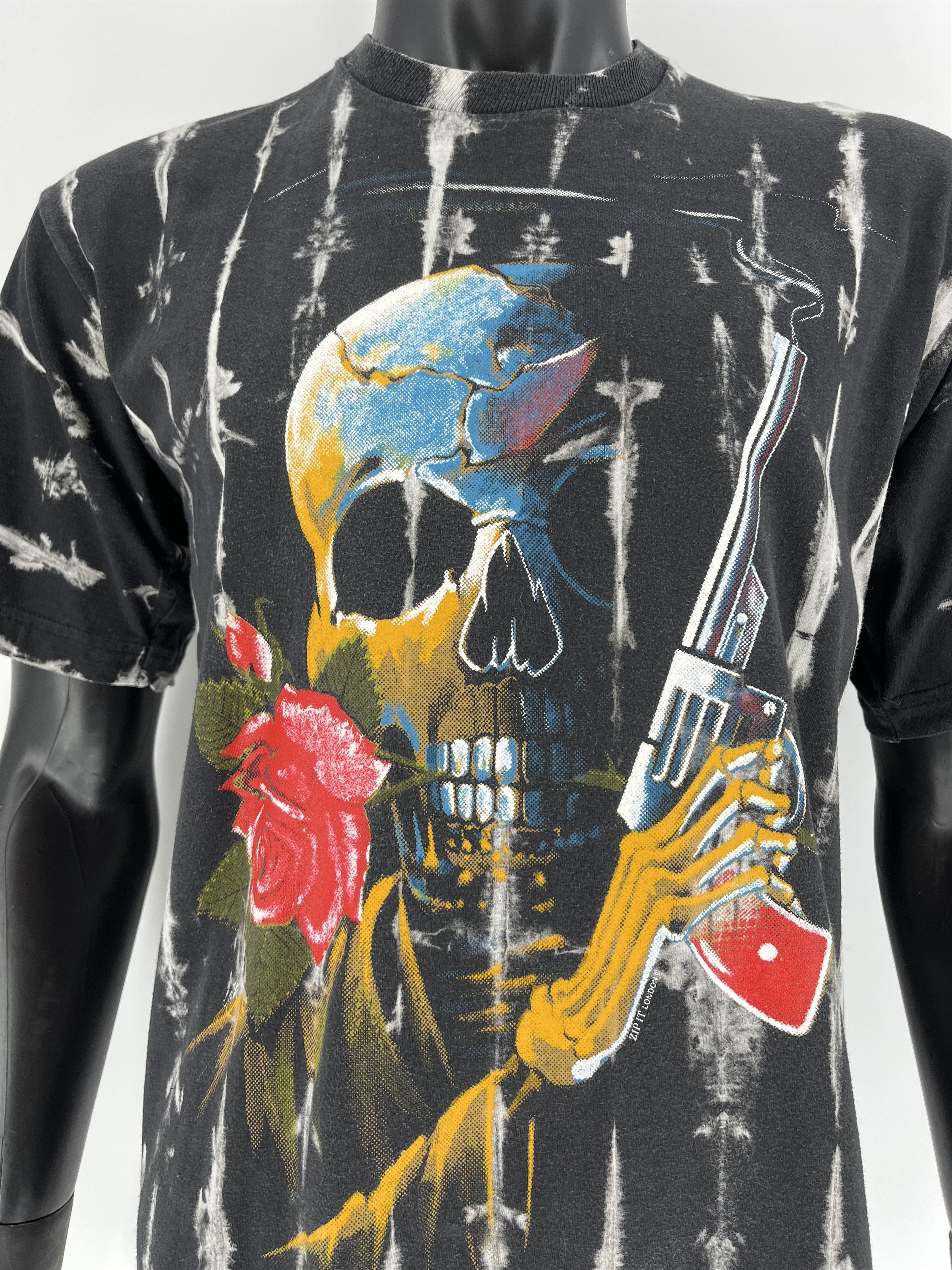 Band Tees Vintage Guns N’ Roses 🌹 Big Logo Double Sided T-Shirt Size US L / EU 52-54 / 3 - 7 Thumbnail