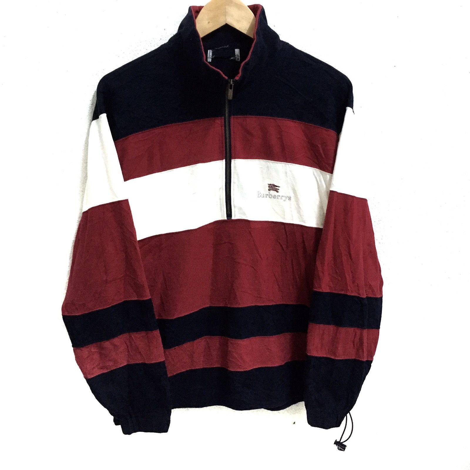 Burberry × Vintage Vintage BURBERRYS Small Logo Embroidered Sweatshirt Size US M / EU 48-50 / 2 - 1 Thumbnail