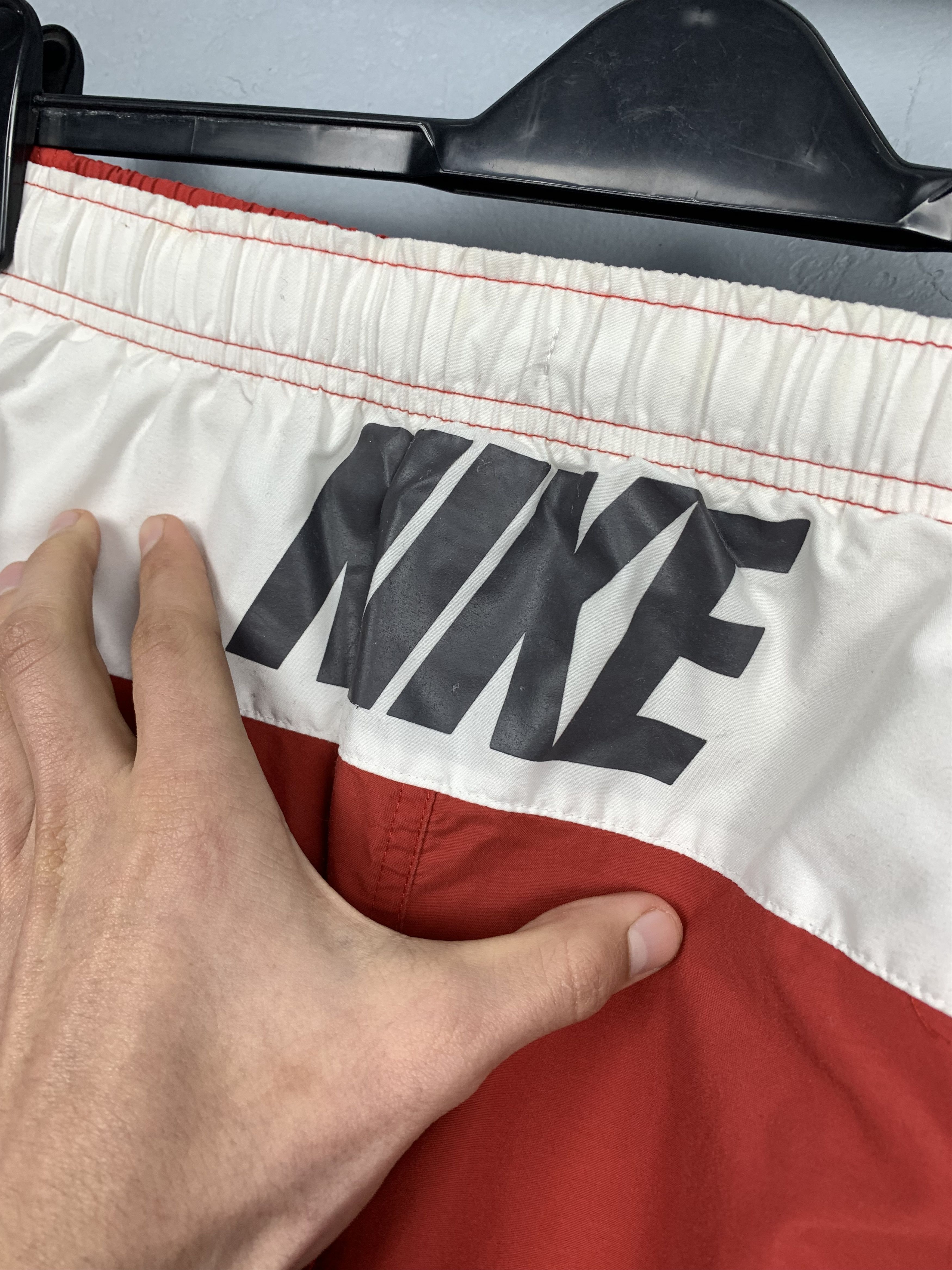Nike × Vintage Vintage Nike Mens Nylon Shorts Y2K Size US 36 / EU 52 - 4 Thumbnail