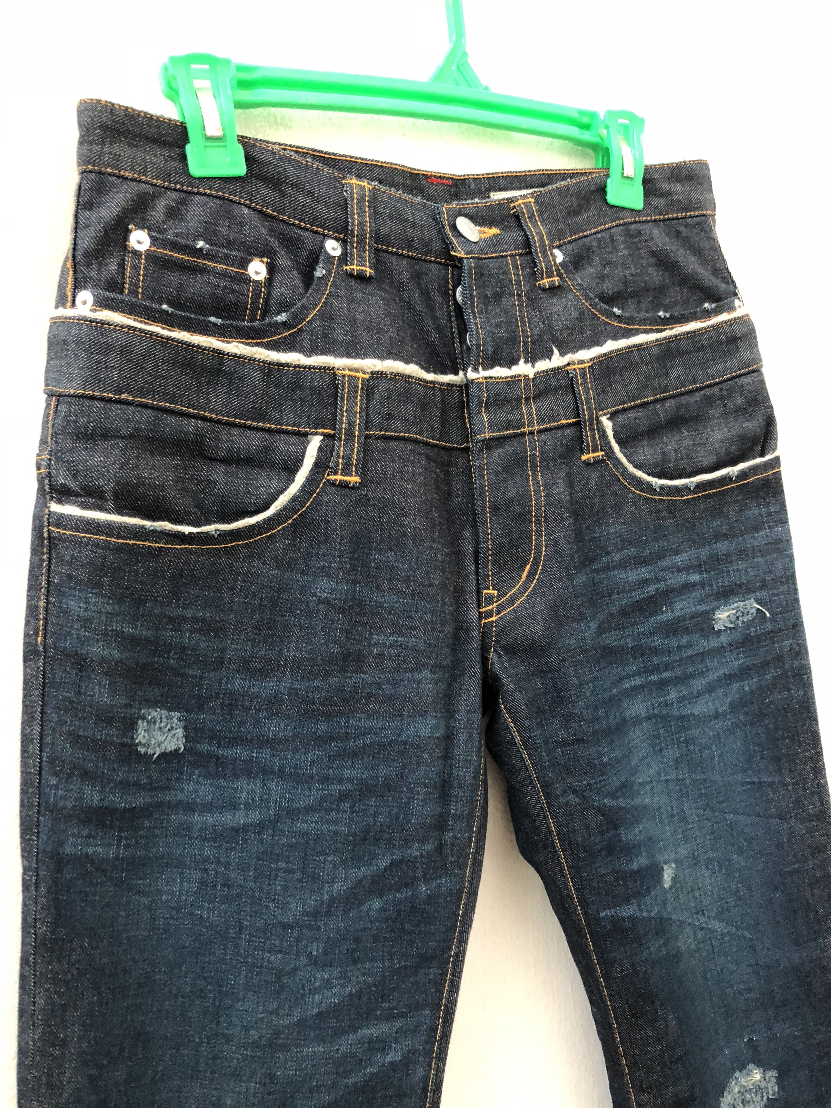 Issey Miyake Issey Miyake Sunao Kuwahara Japan Double Waist Rips Size US 30 / EU 46 - 5 Thumbnail