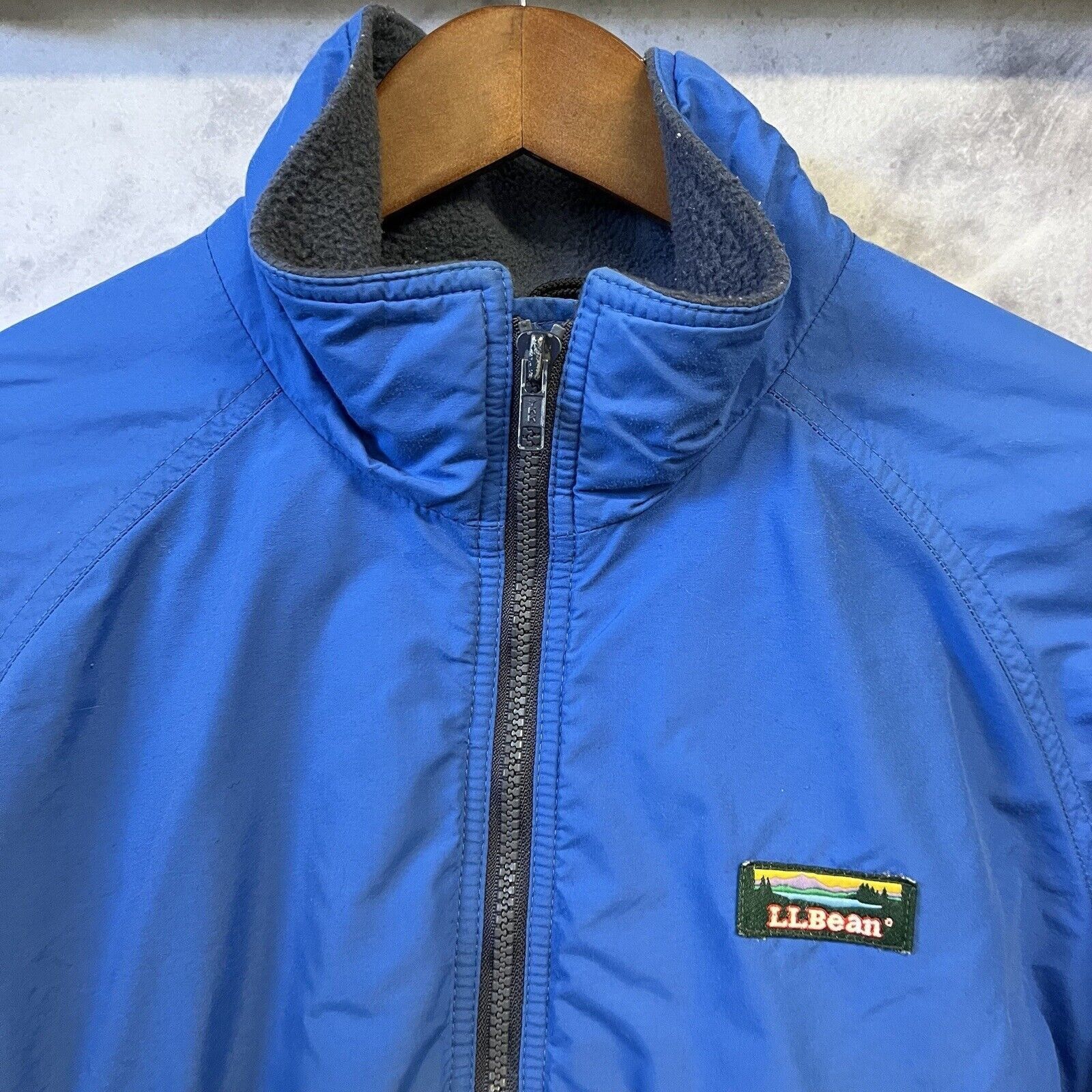 L.L. Bean Vintage LL Bean Jacket Womens Medium Lined Outdoor Blue Size M / US 6-8 / IT 42-44 - 3 Thumbnail