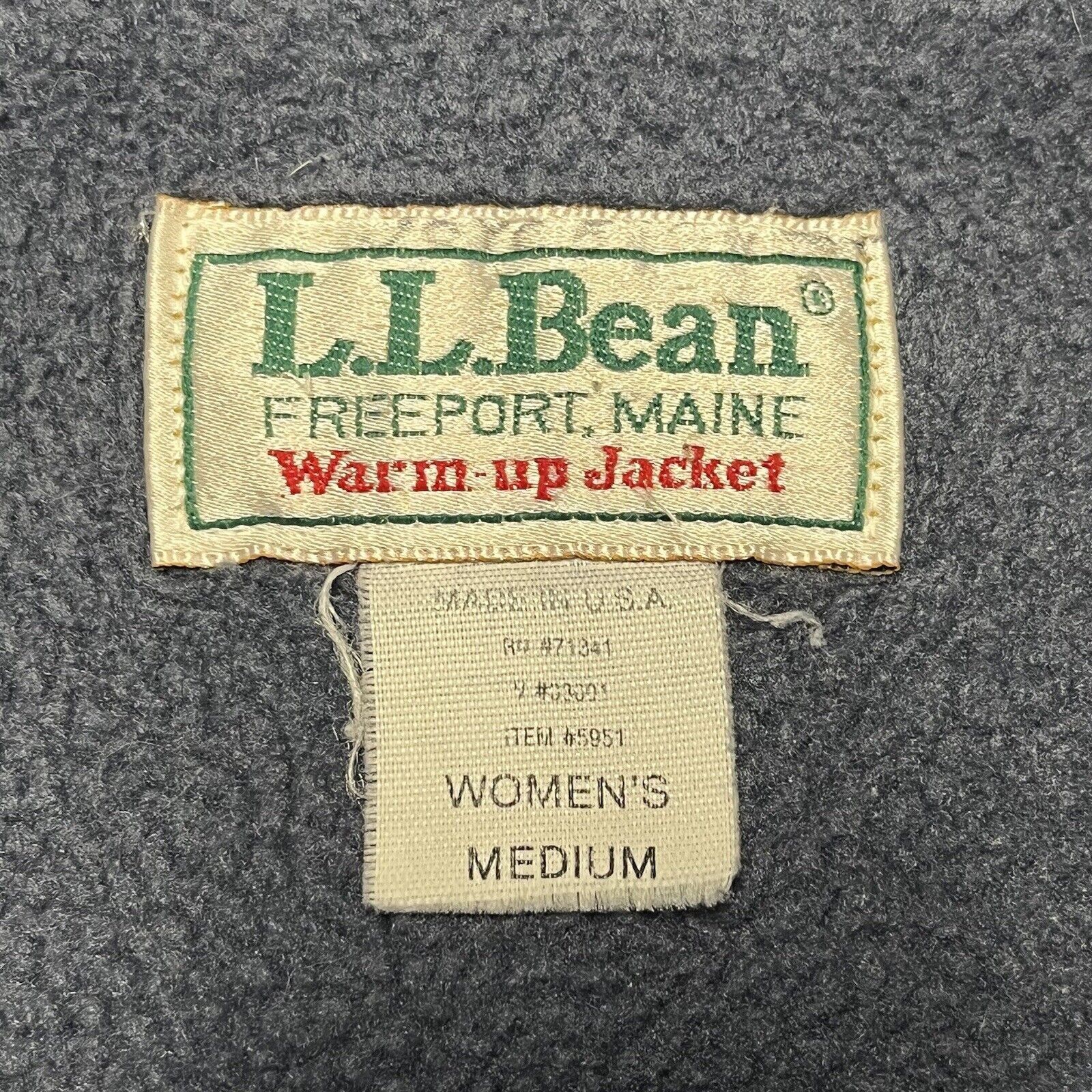 L.L. Bean Vintage LL Bean Jacket Womens Medium Lined Outdoor Blue Size M / US 6-8 / IT 42-44 - 10 Thumbnail