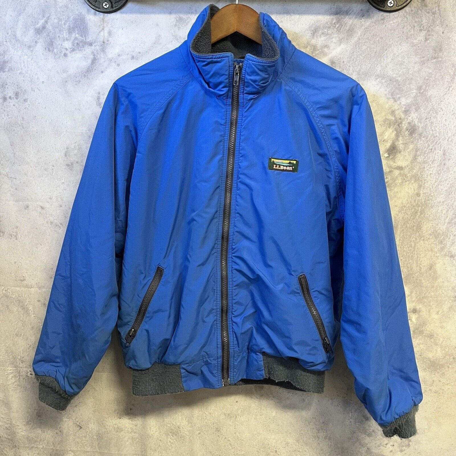 L.L. Bean Vintage LL Bean Jacket Womens Medium Lined Outdoor Blue Size M / US 6-8 / IT 42-44 - 1 Thumbnail