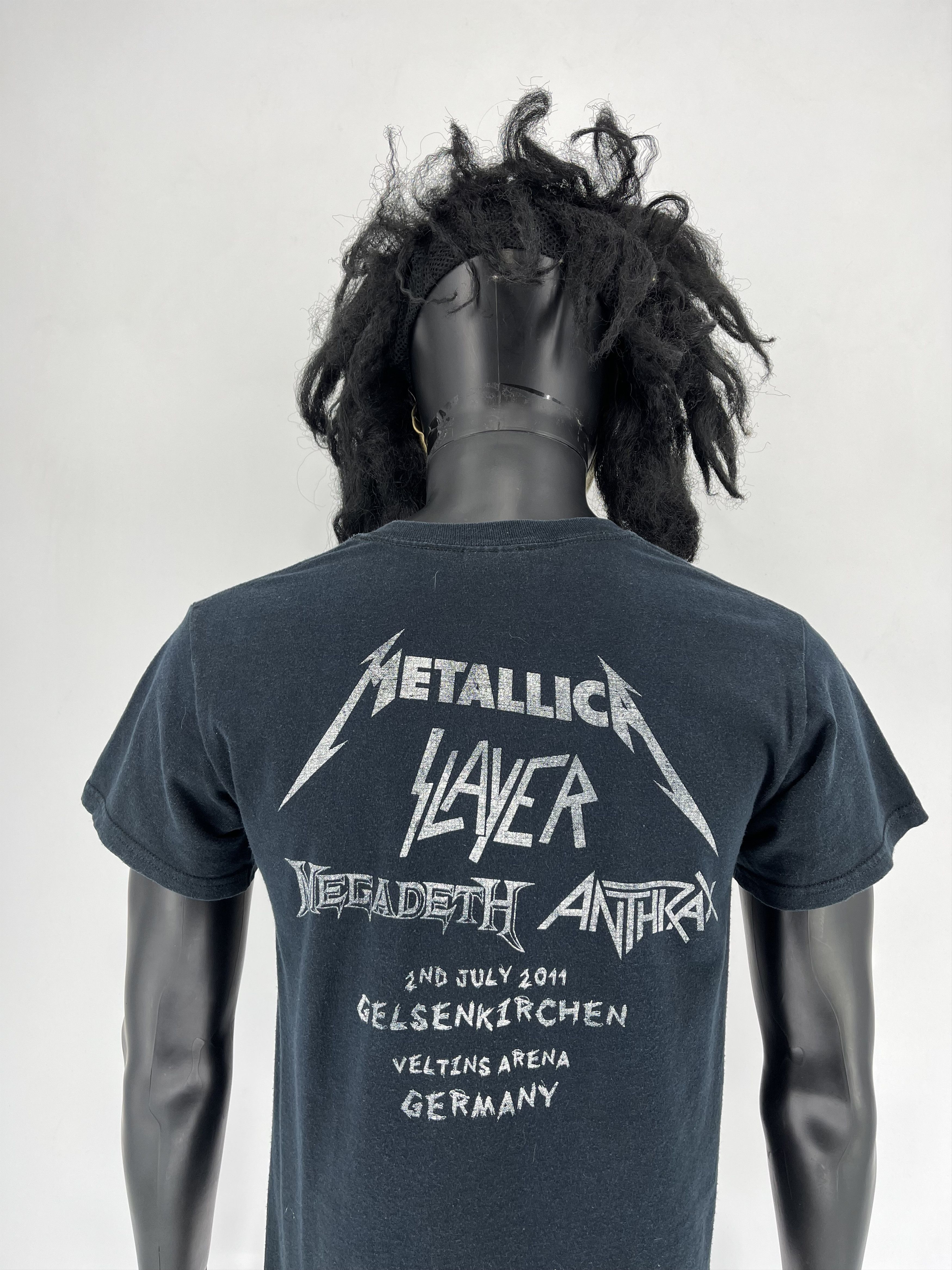 Band Tees × Metallica Vintage Y2K The Big 4 Metallica Face Horror Band Rock Size US S / EU 44-46 / 1 - 8 Thumbnail