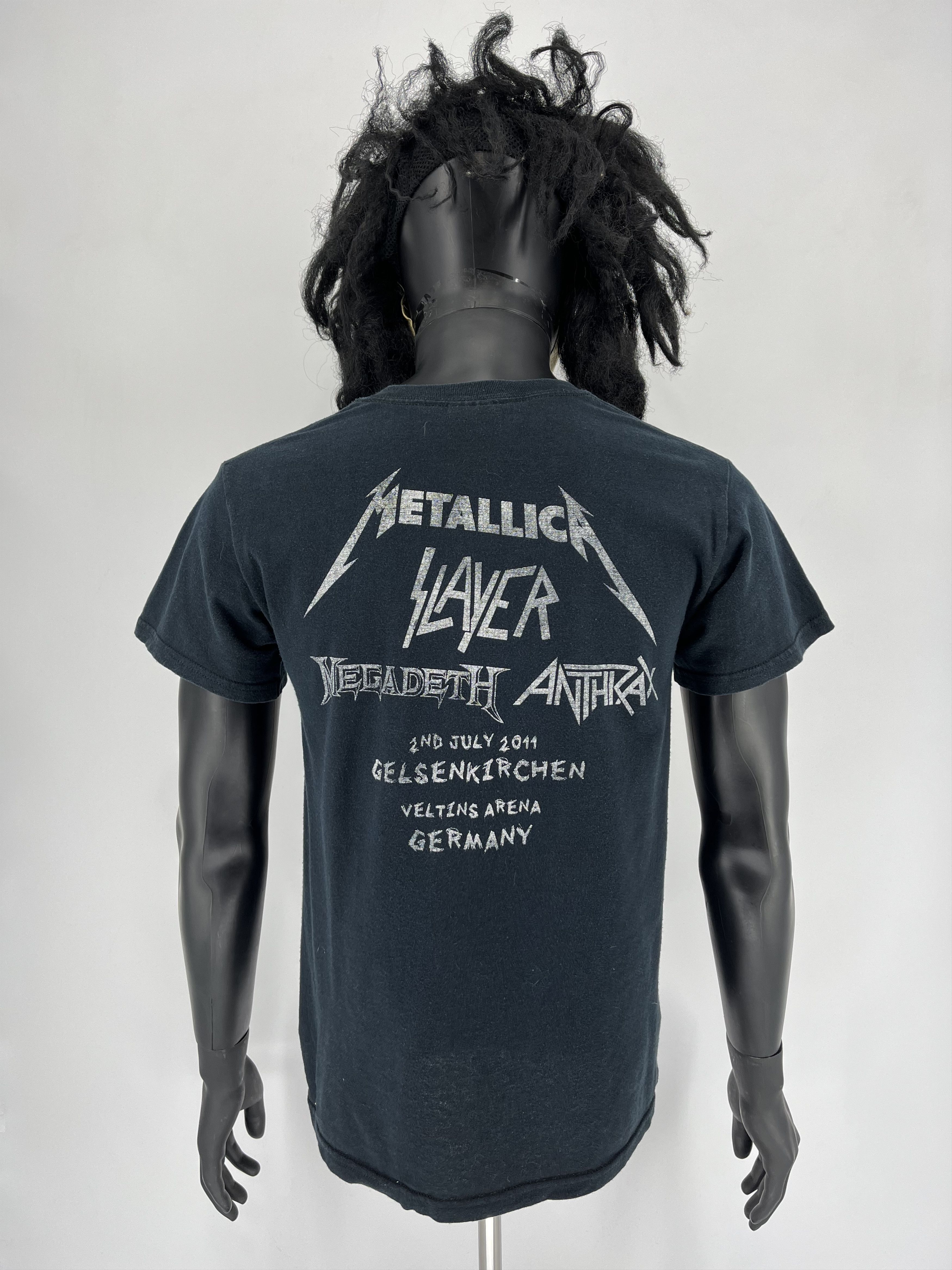 Band Tees × Metallica Vintage Y2K The Big 4 Metallica Face Horror Band Rock Size US S / EU 44-46 / 1 - 6 Thumbnail