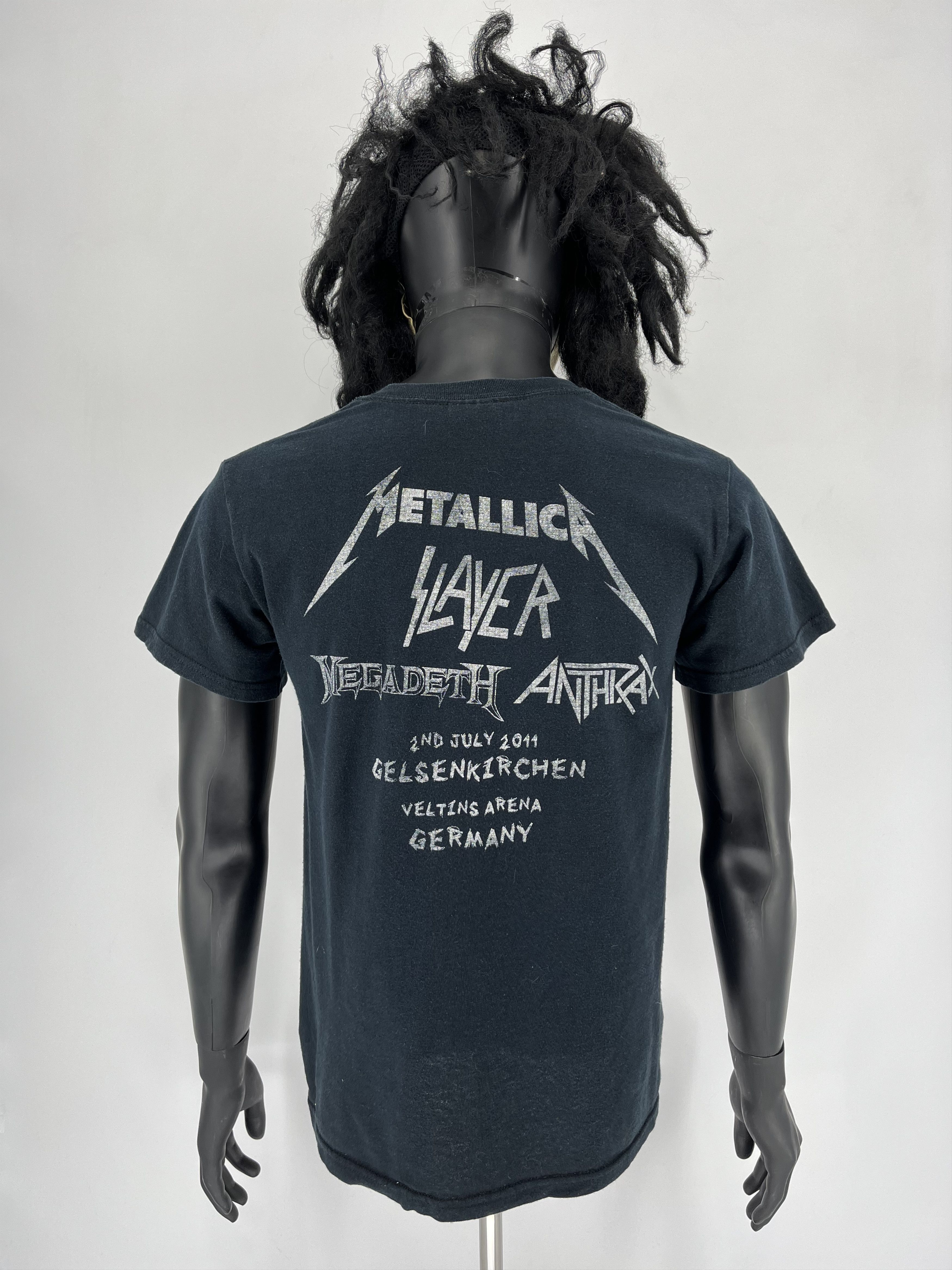 Band Tees × Metallica Vintage Y2K The Big 4 Metallica Face Horror Band Rock Size US S / EU 44-46 / 1 - 7 Thumbnail