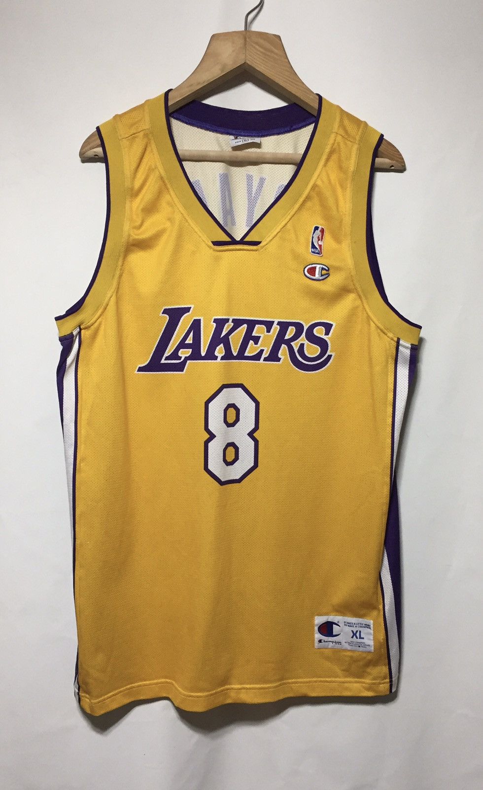 image of Kobe Bryant Lakers Champion Nba Basketball Jersey, Men's (Size XL)