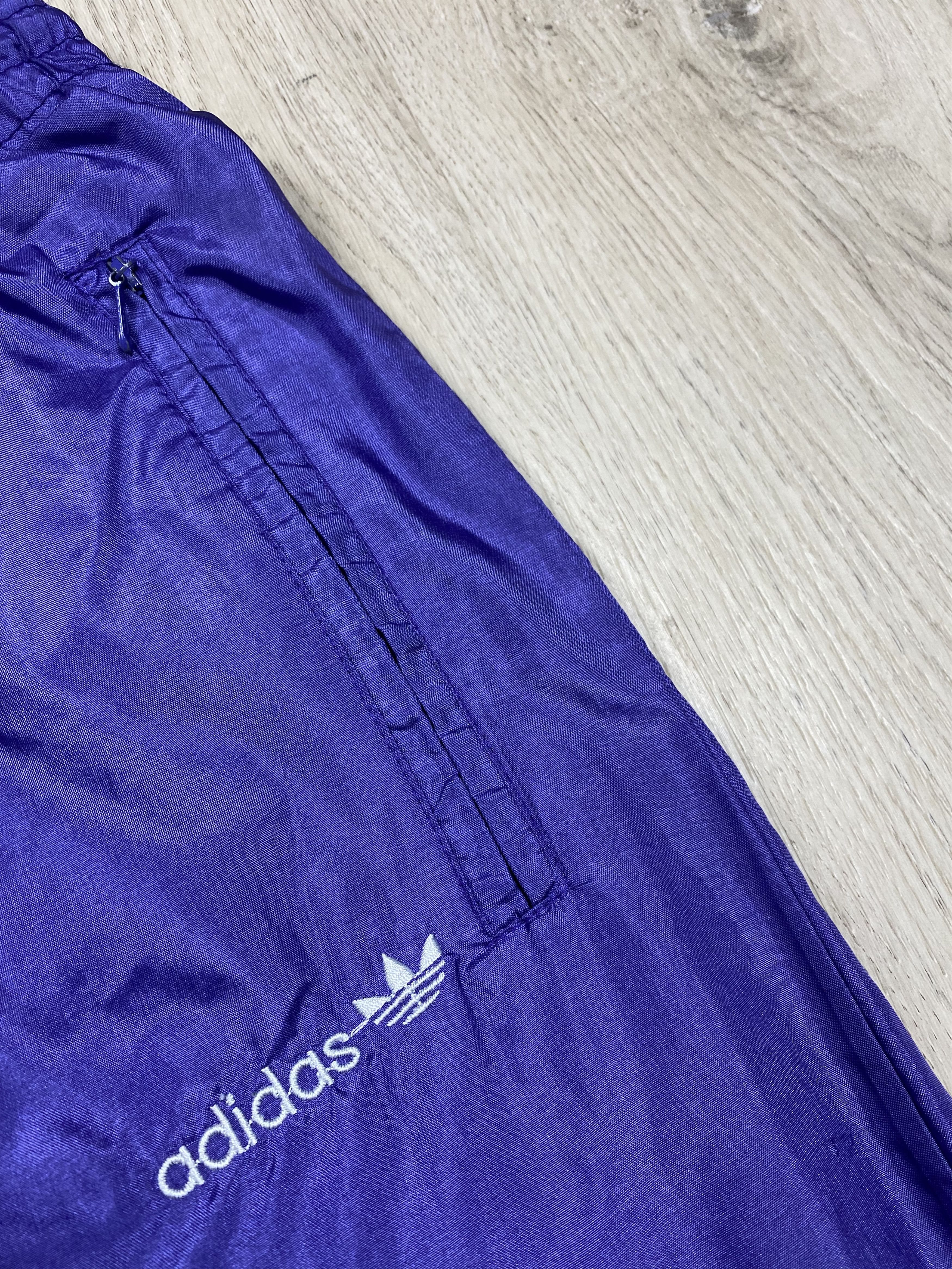 Adidas Adidas Vintage Mens Nylon Tracksuit Pants+Jacket Suit Size US 32 / EU 48 - 14 Thumbnail
