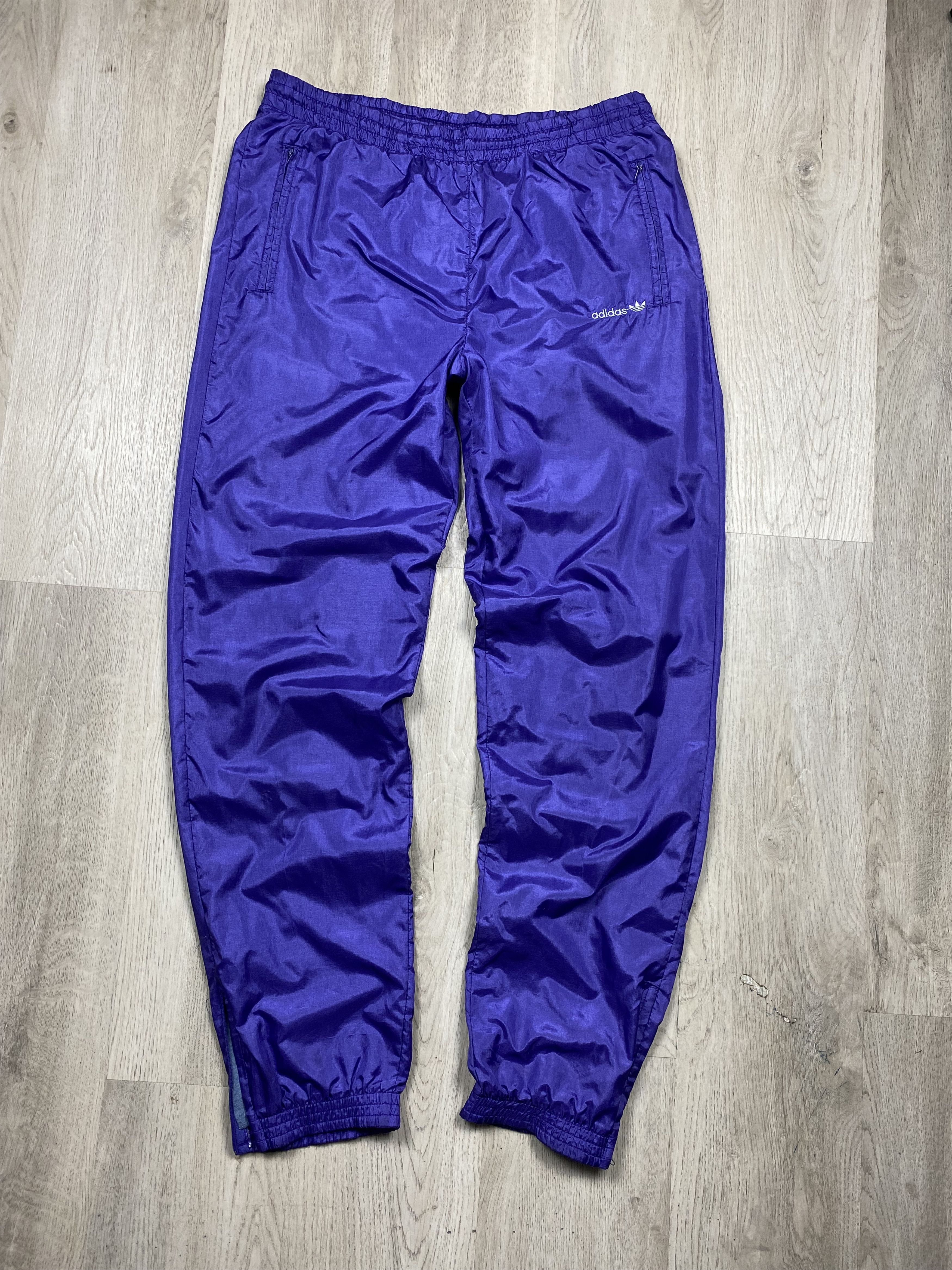 Adidas Adidas Vintage Mens Nylon Tracksuit Pants+Jacket Suit Size US 32 / EU 48 - 11 Thumbnail