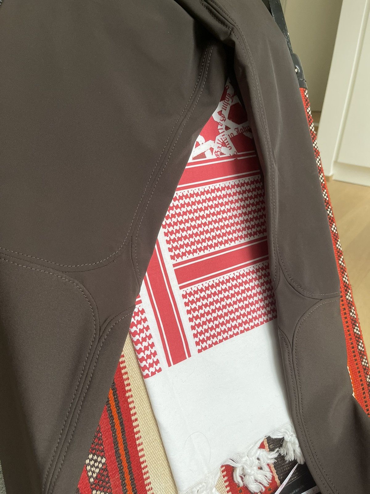 Raf Simons Raf Simons AW07/08 Brown Stretch With Rounded Square Cut Size US 32 / EU 48 - 14 Thumbnail