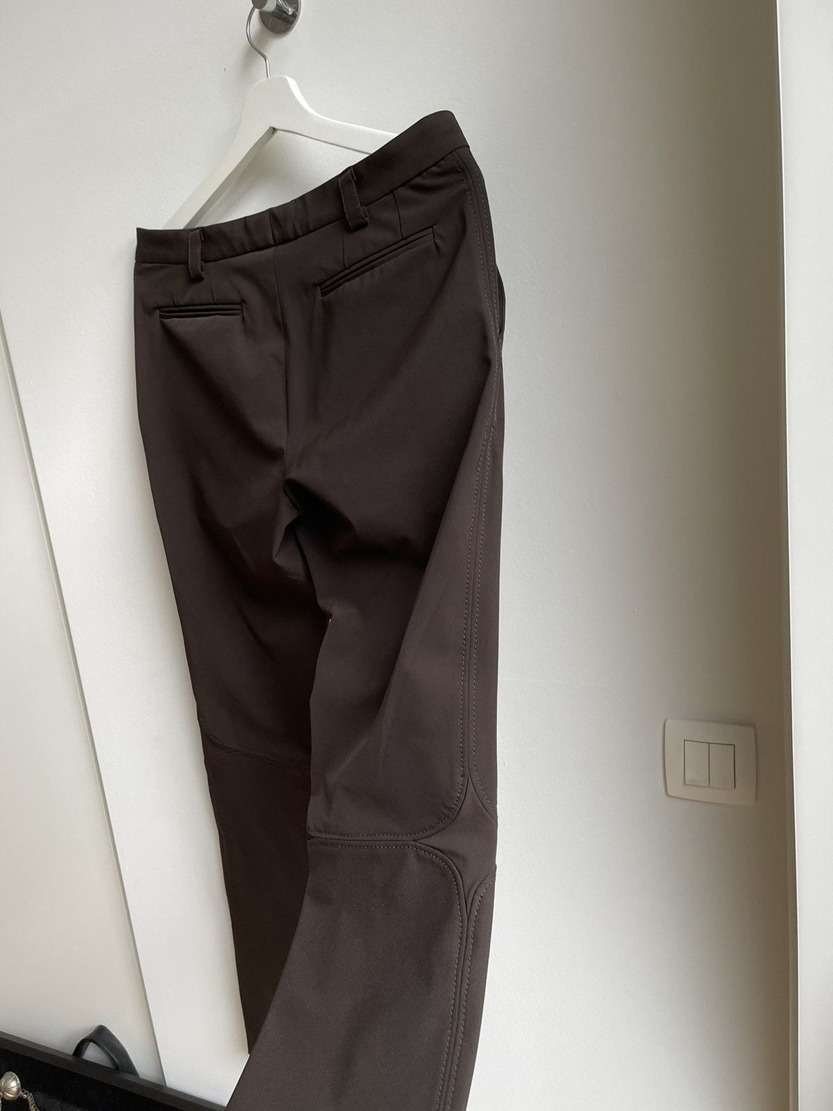 Raf Simons Raf Simons AW07/08 Brown Stretch With Rounded Square Cut Size US 32 / EU 48 - 10 Thumbnail