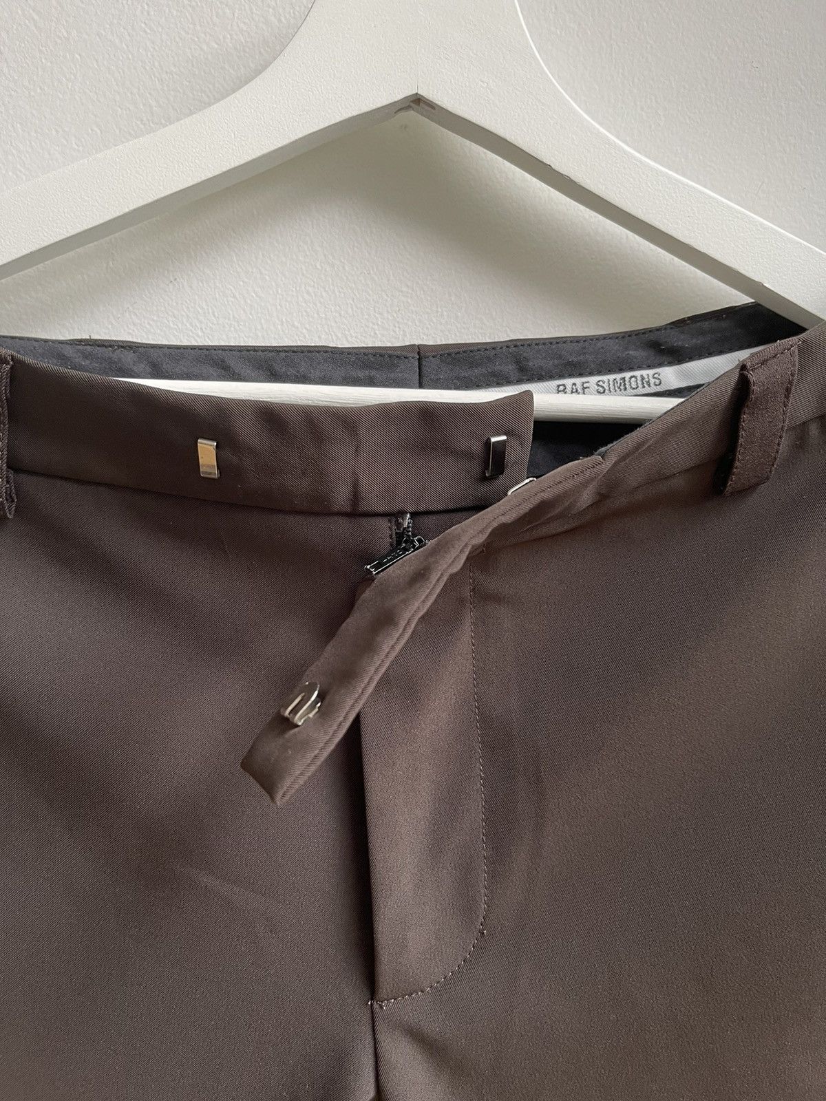 Raf Simons Raf Simons AW07/08 Brown Stretch With Rounded Square Cut Size US 32 / EU 48 - 5 Thumbnail