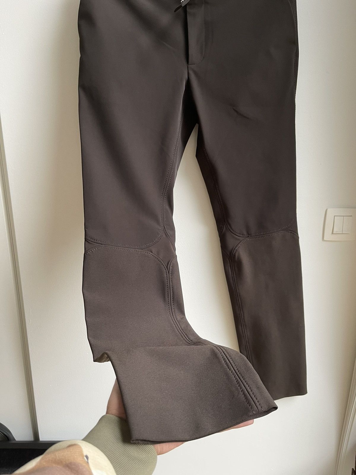 Raf Simons Raf Simons AW07/08 Brown Stretch With Rounded Square Cut Size US 32 / EU 48 - 6 Thumbnail