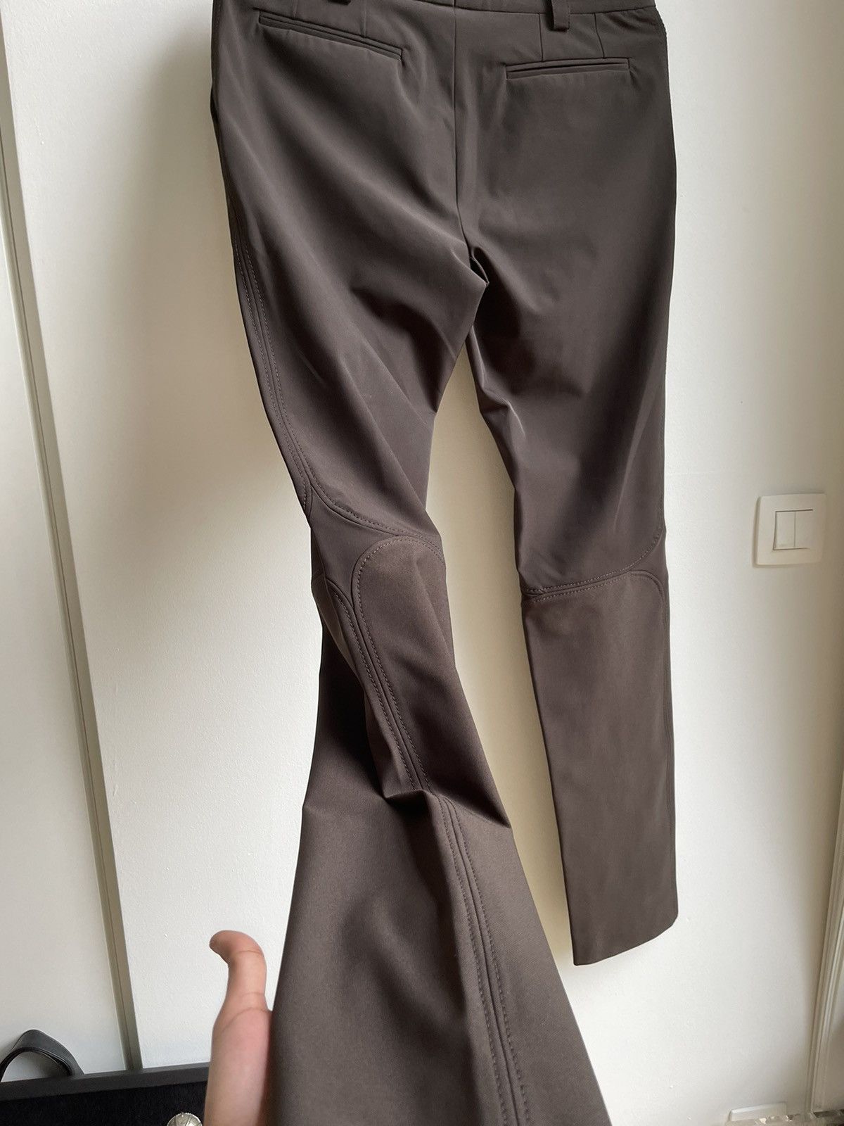 Raf Simons Raf Simons AW07/08 Brown Stretch With Rounded Square Cut Size US 32 / EU 48 - 11 Thumbnail