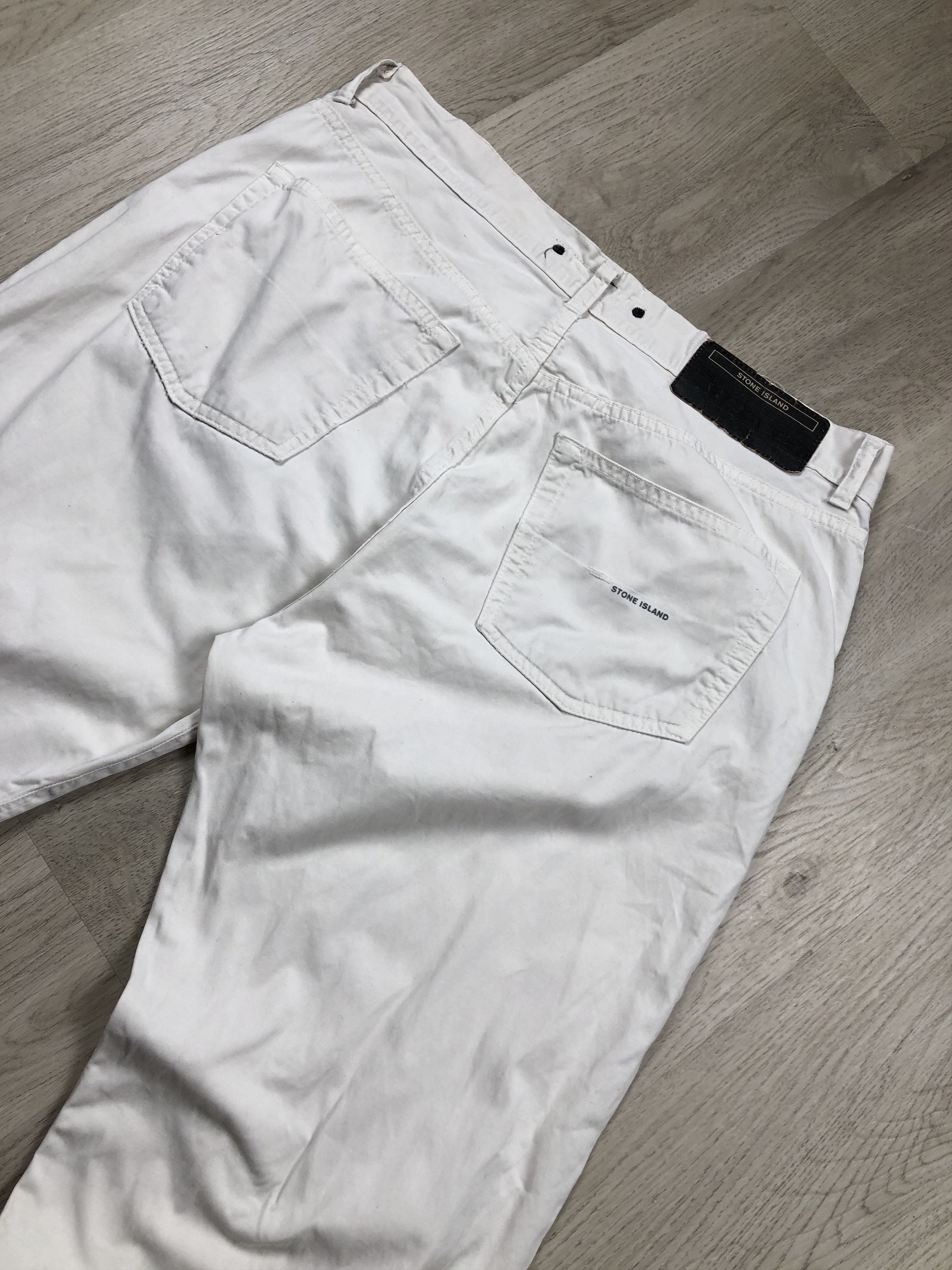 Massimo Osti Stone Island 90s Vintage Mens Denim Pants Size US 36 / EU 52 - 2 Thumbnail
