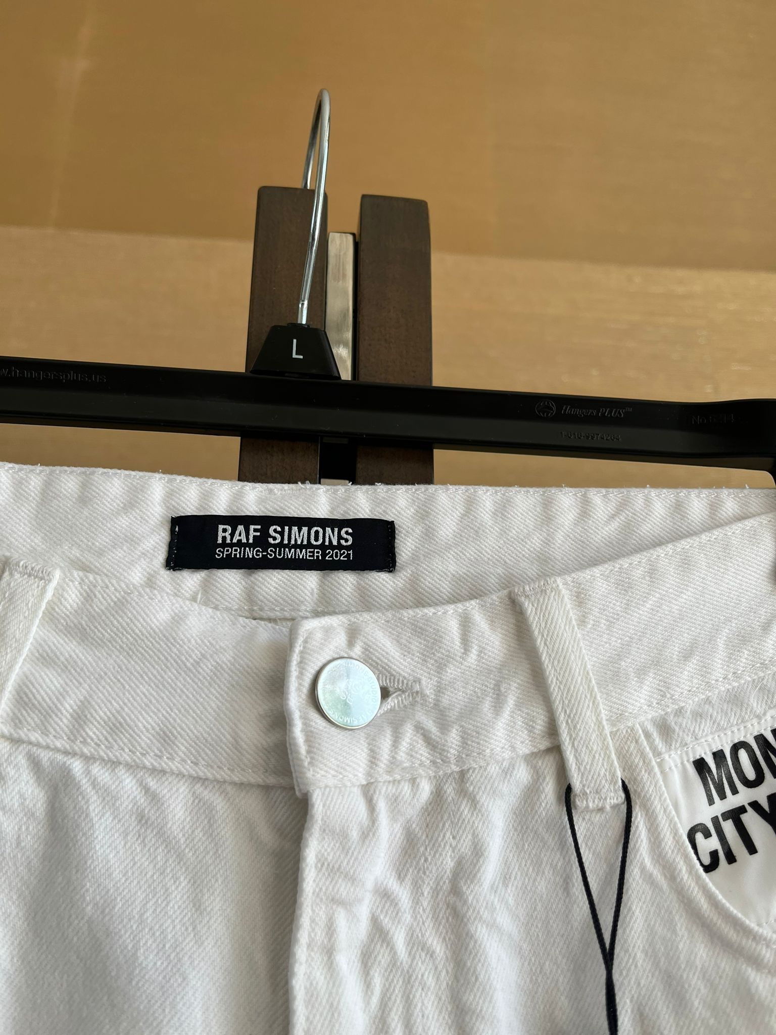 Raf Simons Picture Patch Denim in White Size US 28 / EU 44 - 16 Thumbnail