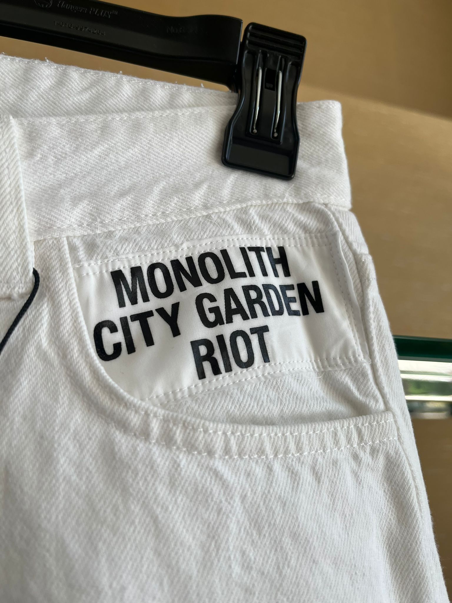 Raf Simons Picture Patch Denim in White Size US 28 / EU 44 - 9 Thumbnail