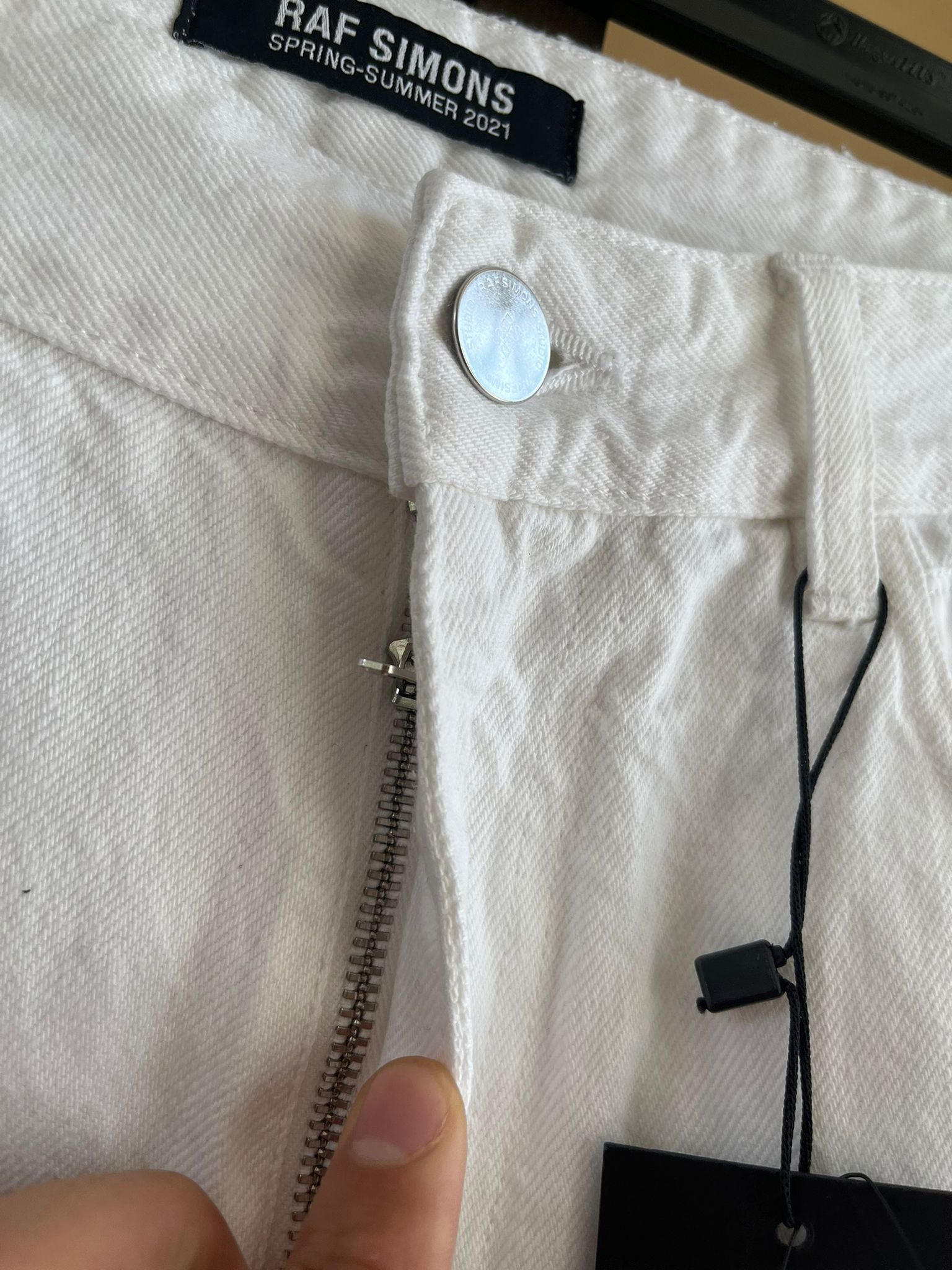 Raf Simons Picture Patch Denim in White Size US 28 / EU 44 - 10 Thumbnail