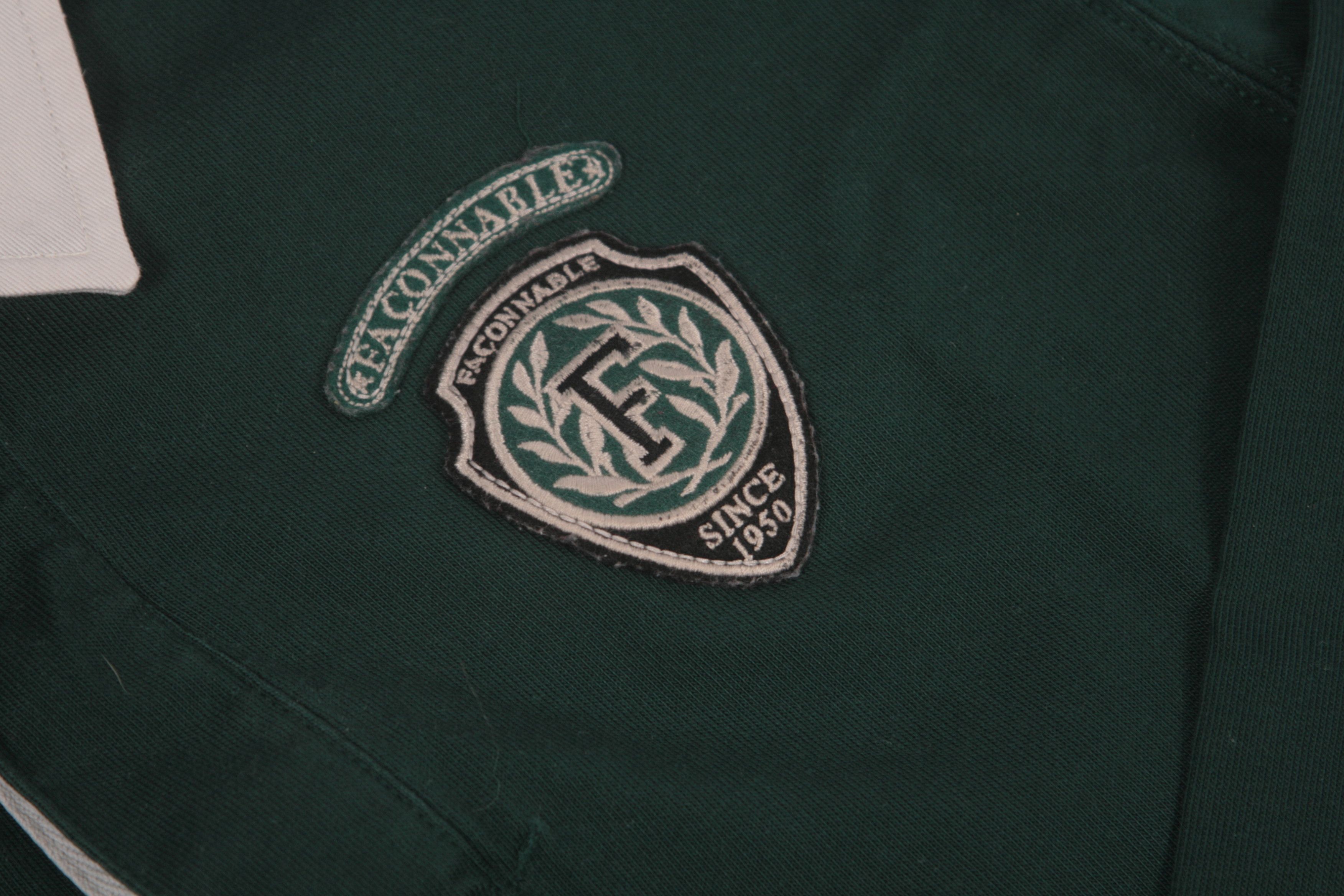 Faconnable 🔥 VTG 🔥 Faconnable Logo Embroidery "6" Rugby Polo Shirt Size US S / EU 44-46 / 1 - 5 Thumbnail