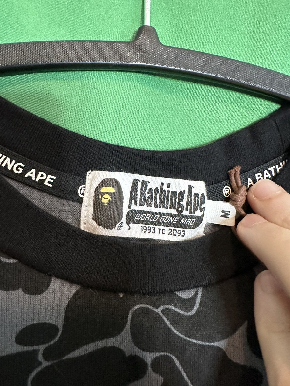 Bape Monochromarket Special College Camo t-shirt Size US M / EU 48-50 / 2 - 8 Thumbnail