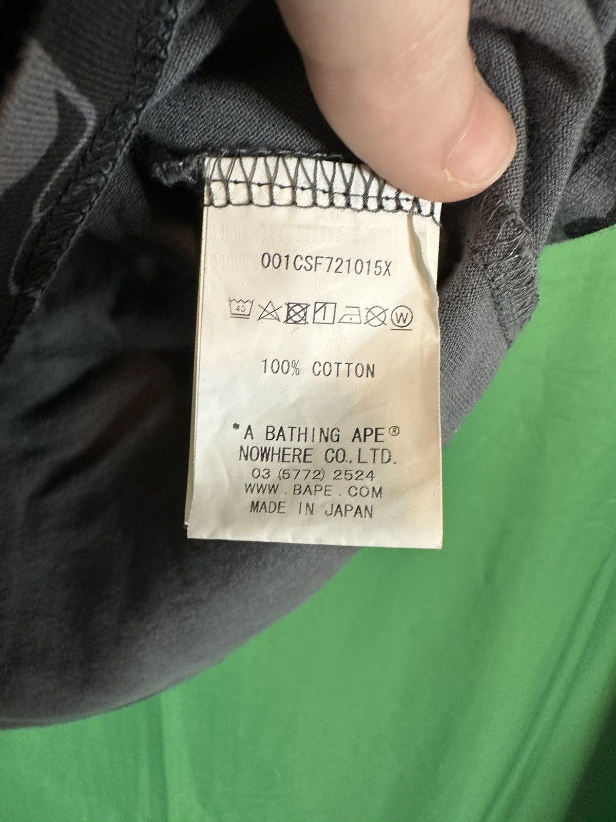 Bape Monochromarket Special College Camo t-shirt Size US M / EU 48-50 / 2 - 9 Thumbnail