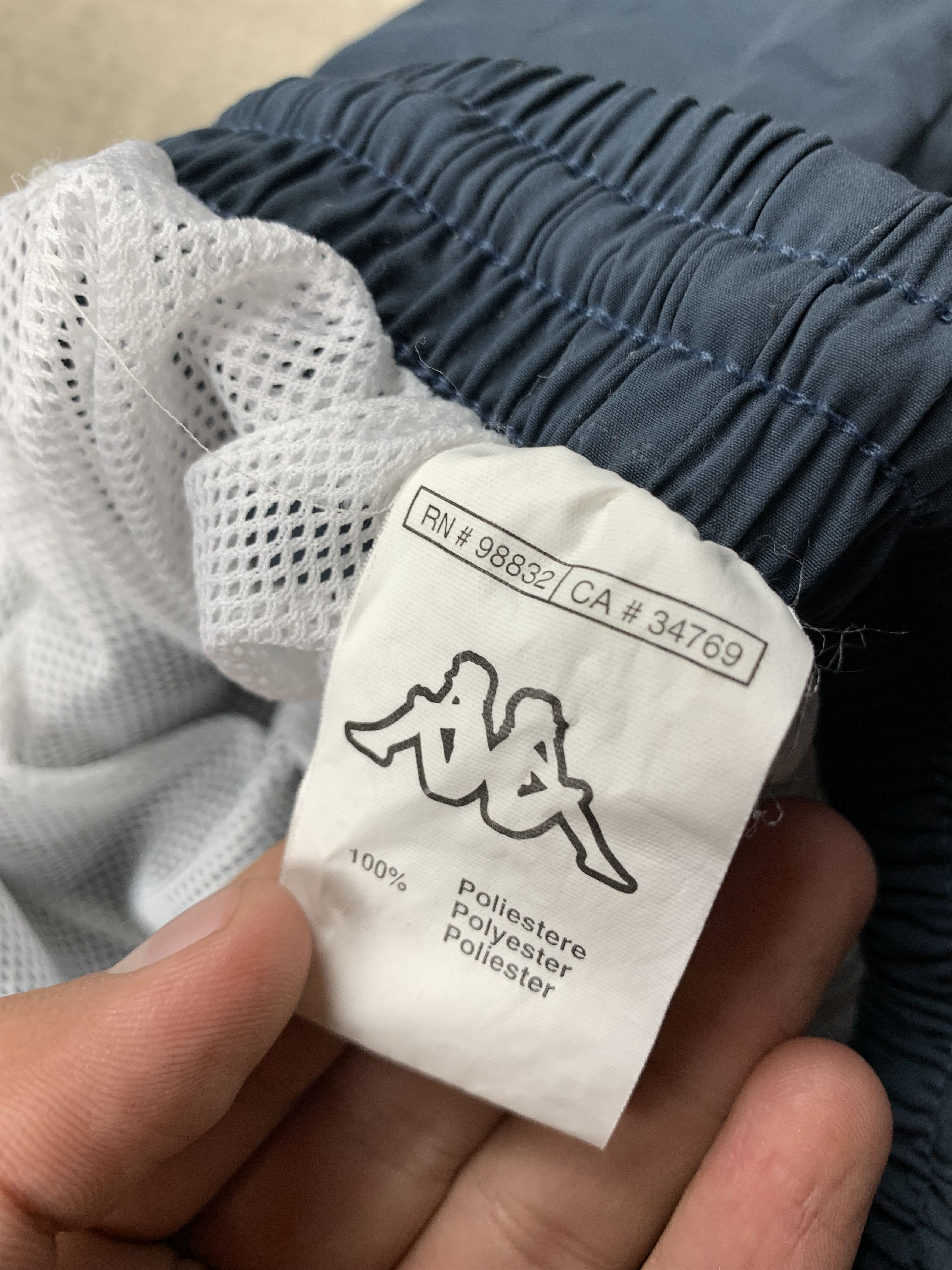 Kappa × Vintage Kappa Vintage Mens Nylon Track Suit Vest + Pants Drill style Size US 32 / EU 48 - 14 Thumbnail