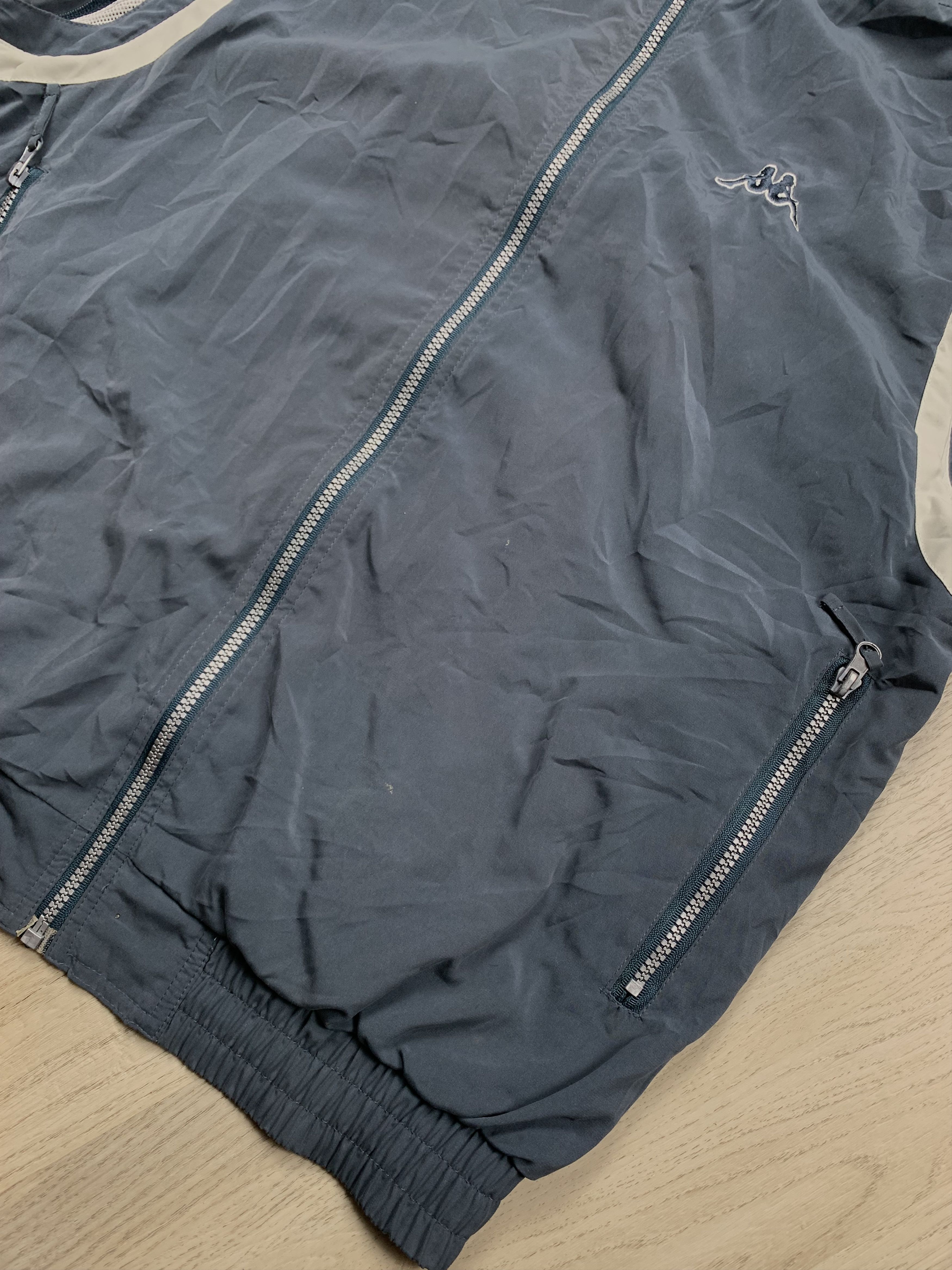 Kappa × Vintage Kappa Vintage Mens Nylon Track Suit Vest + Pants Drill style Size US 32 / EU 48 - 6 Thumbnail