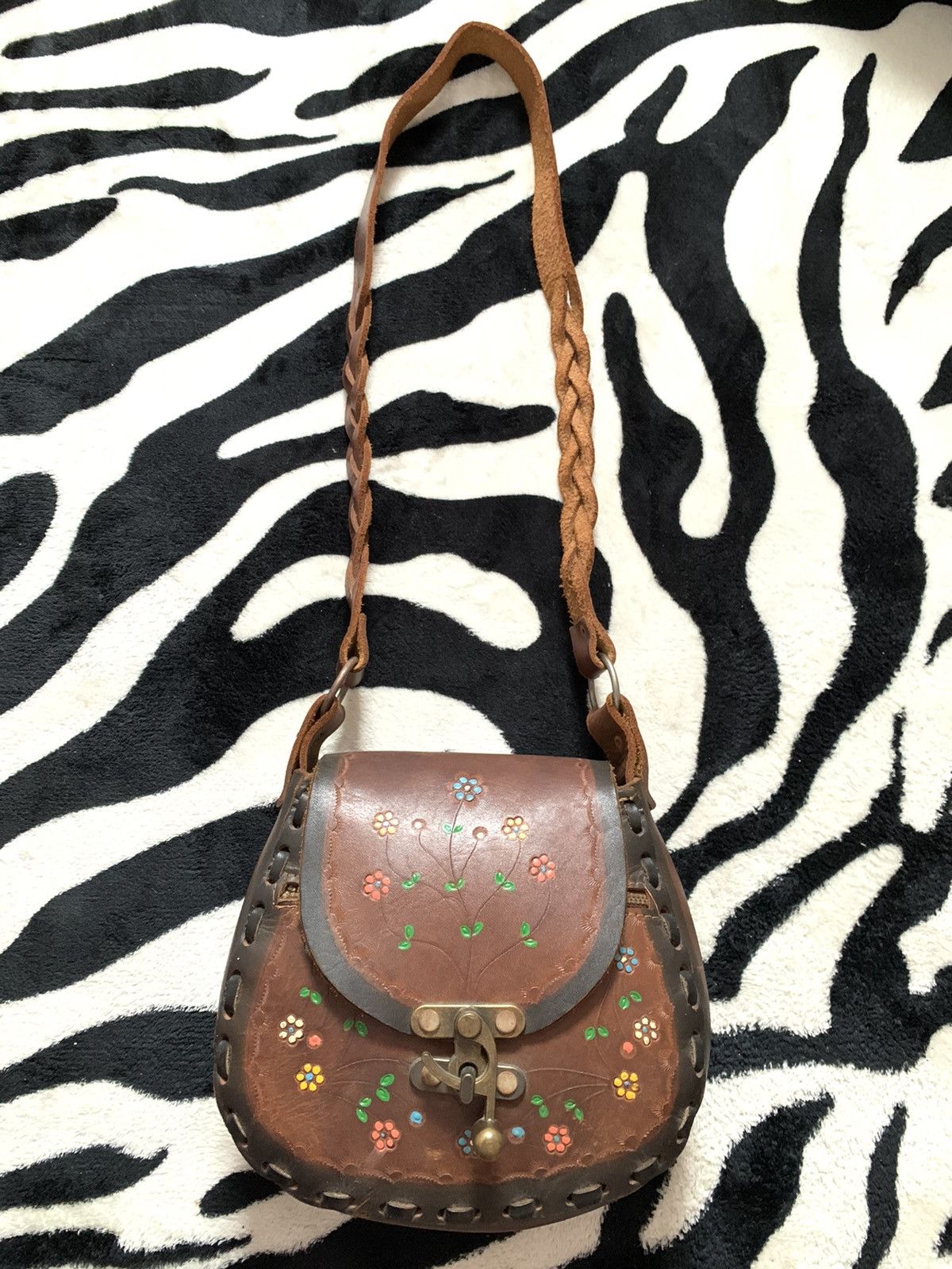 Leather Leather Shoulder Bag Mexico Size ONE SIZE - 1 Thumbnail