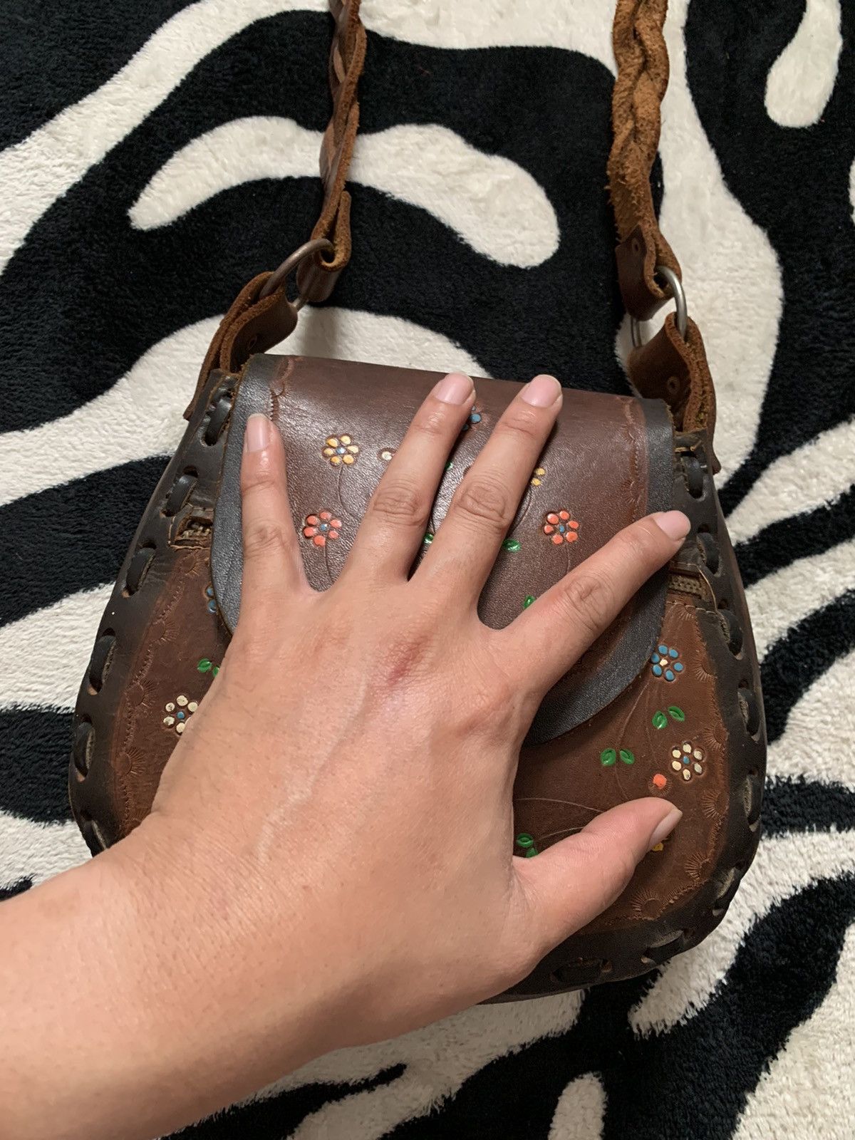 Leather Leather Shoulder Bag Mexico Size ONE SIZE - 3 Thumbnail