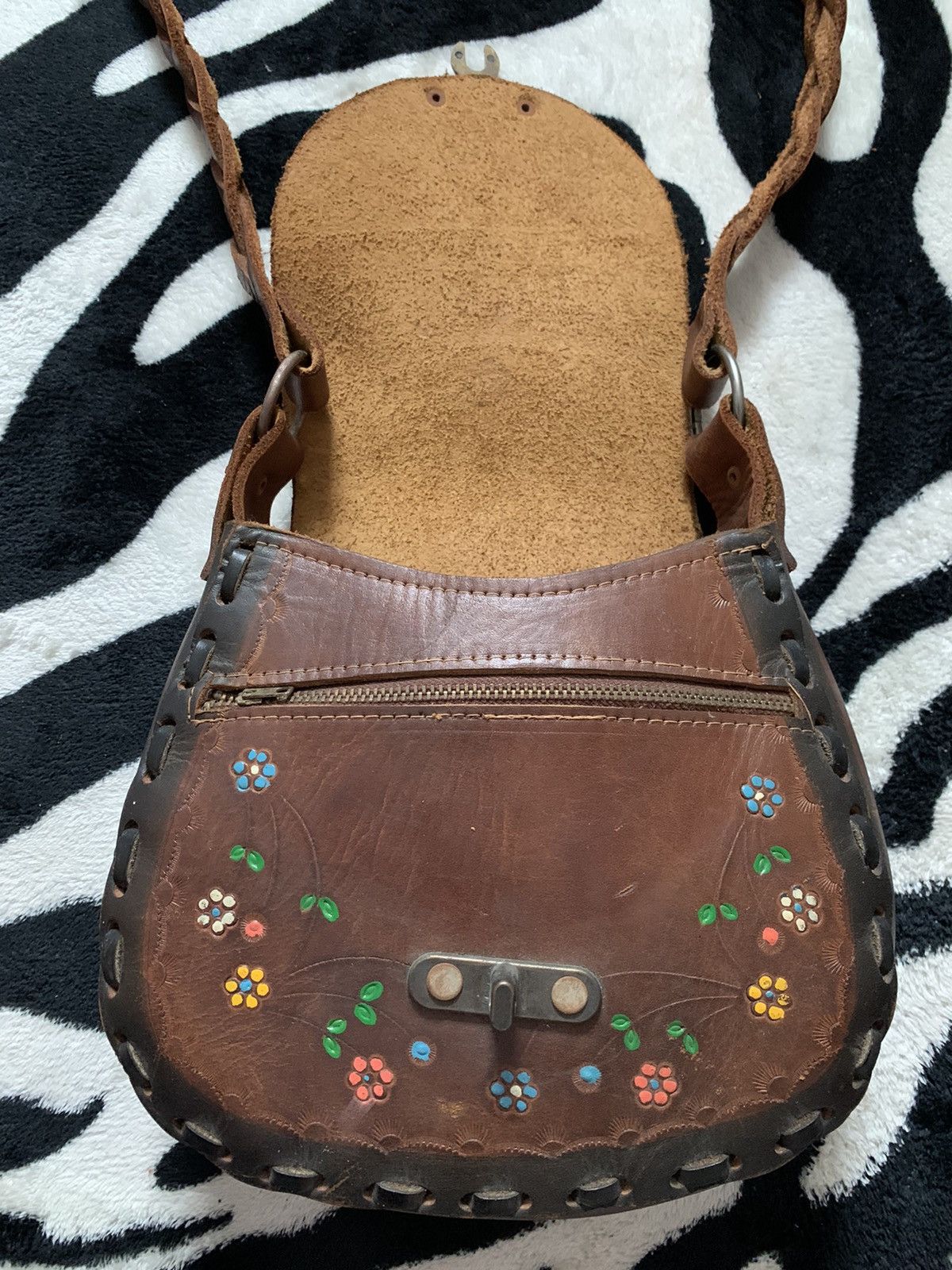 Leather Leather Shoulder Bag Mexico Size ONE SIZE - 4 Thumbnail