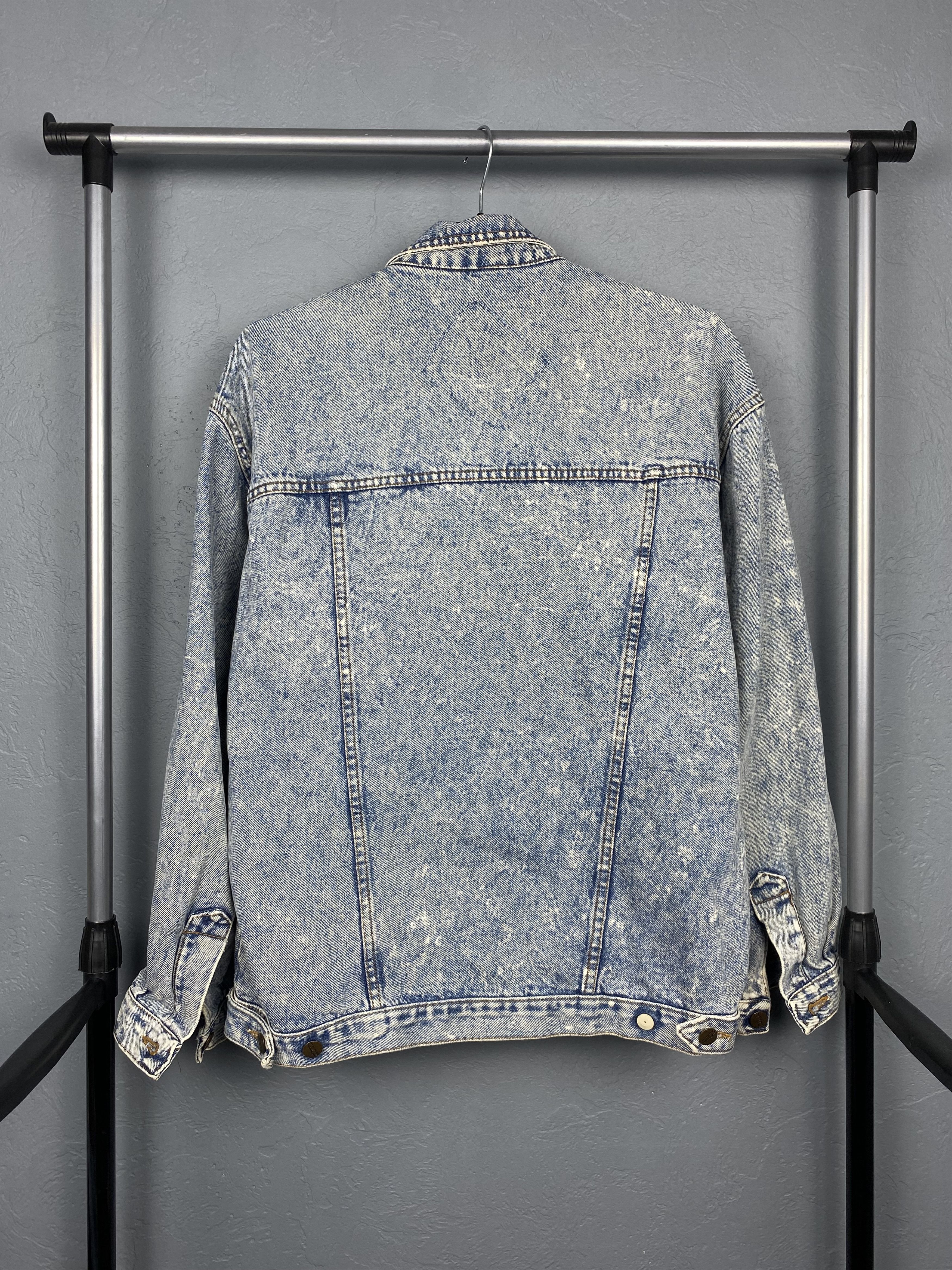 Wrangler Wrangler 80s Vintage Mens Denim Jacket Made in Malta Size US M / EU 48-50 / 2 - 8 Thumbnail