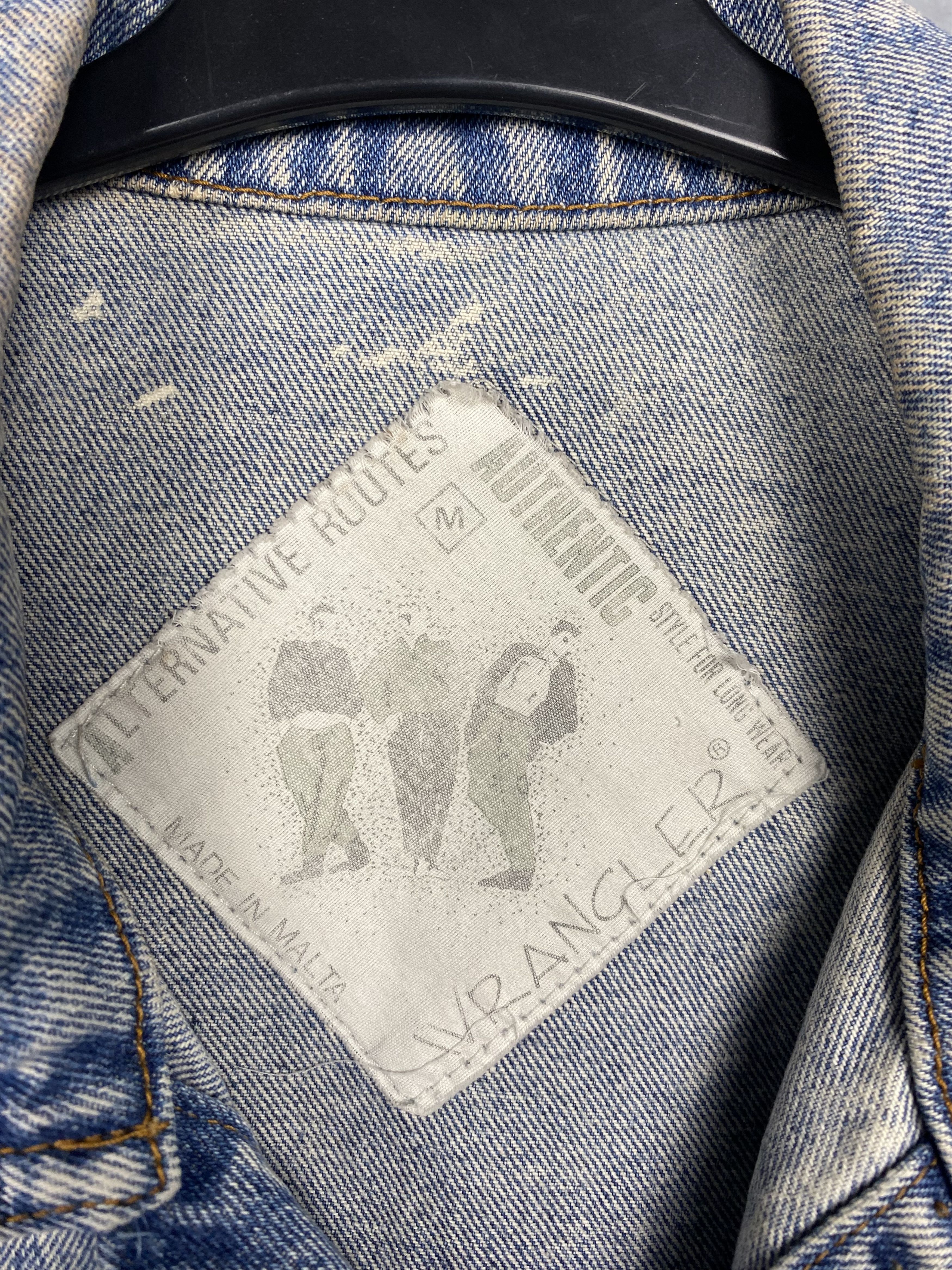 Wrangler Wrangler 80s Vintage Mens Denim Jacket Made in Malta Size US M / EU 48-50 / 2 - 4 Thumbnail