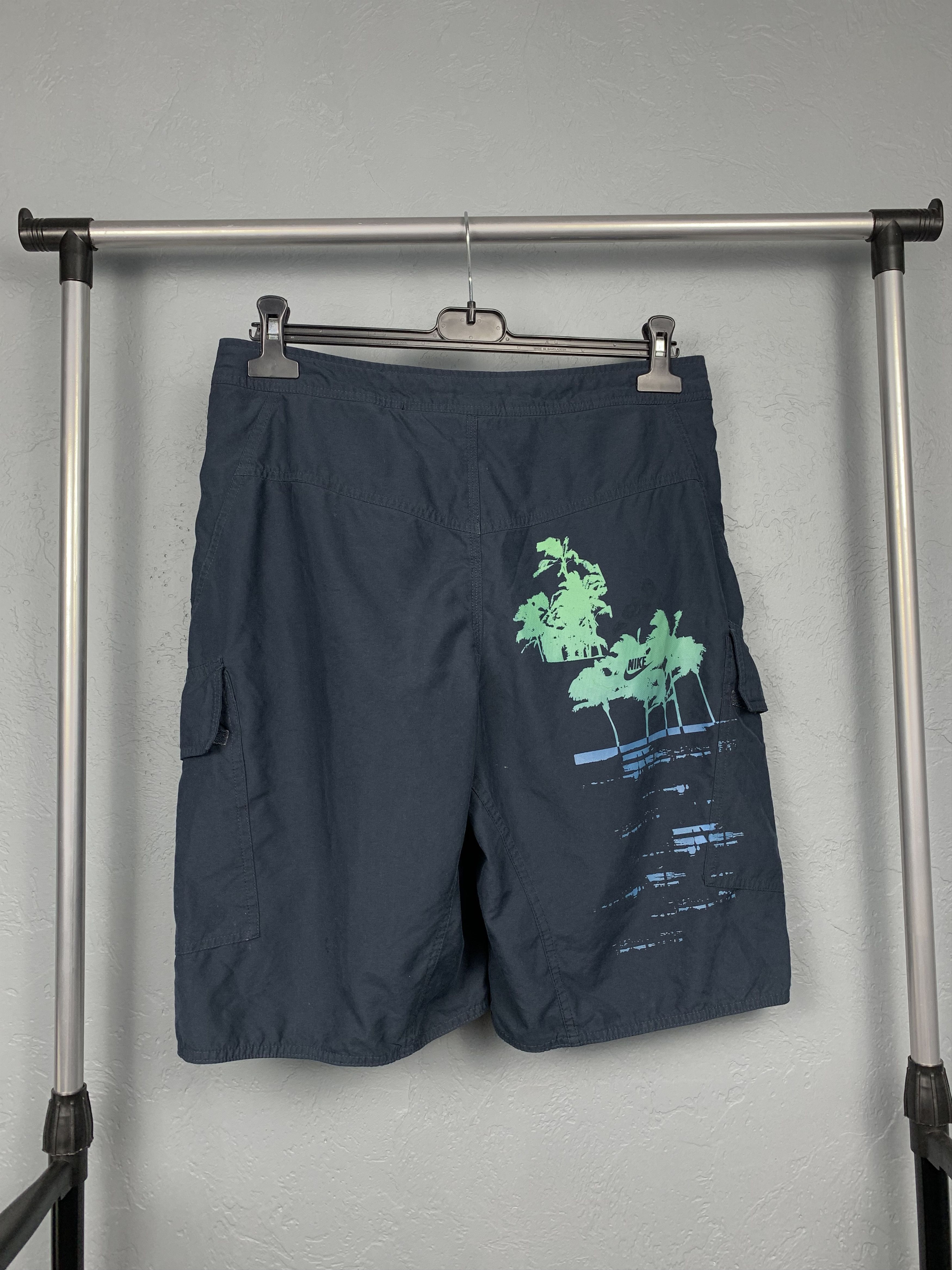 Nike Nike Vintage Nylon Mens Cargo Shorts Y2K Size US 32 / EU 48 - 3 Thumbnail