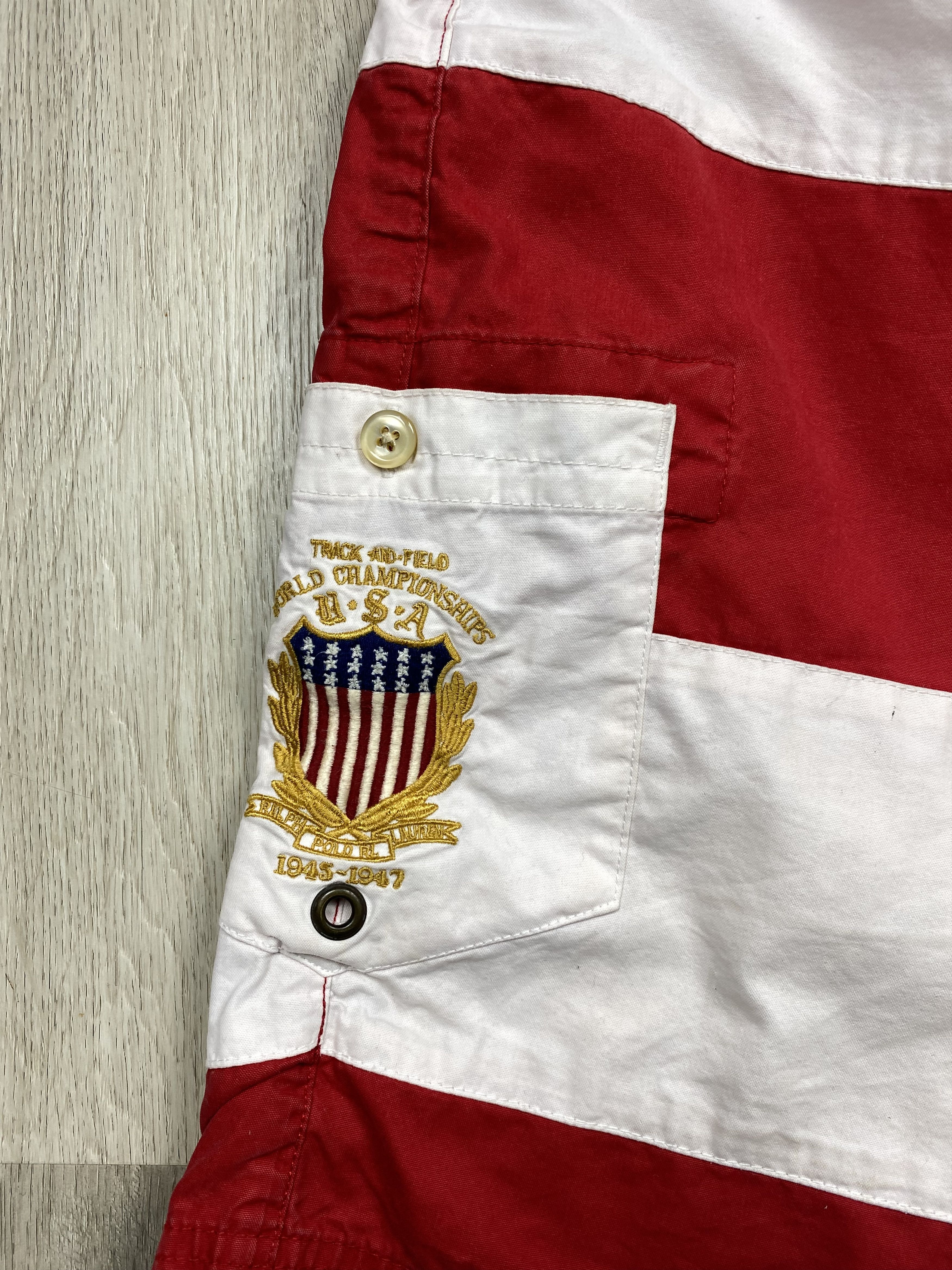 Polo Ralph Lauren × Ralph Lauren × Vintage Polo Ralph Lauren Vintage Mens Nylon Shorts Y2K Size US 34 / EU 50 - 3 Thumbnail
