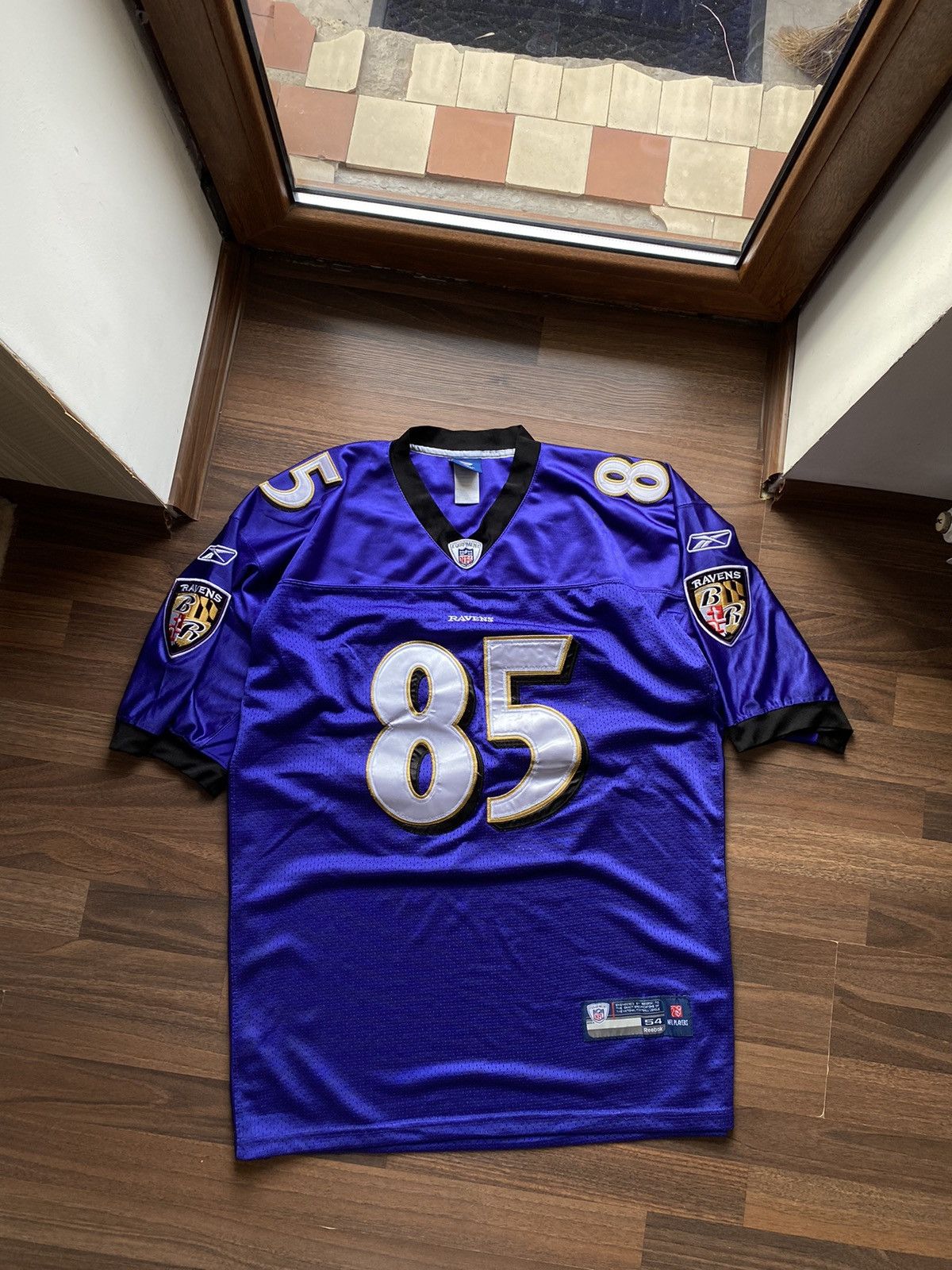 VINTAGE BALTIMORE RAVENS JERSEY MENS XL DERRICK MASON PURPLE NFL FOOTBALL  REEBOK