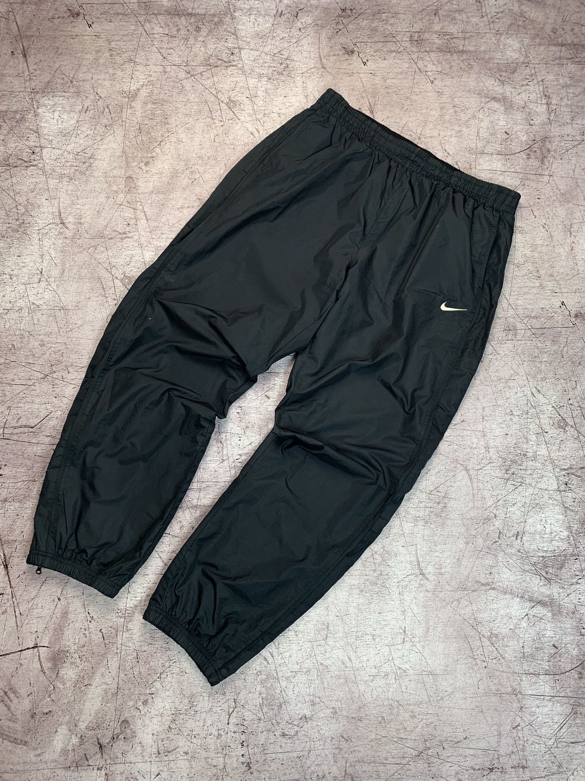 Nike × Vintage Nike Vintage Mens Nylon Pants Drill Y2K Size US 38 / EU 54 - 1 Thumbnail