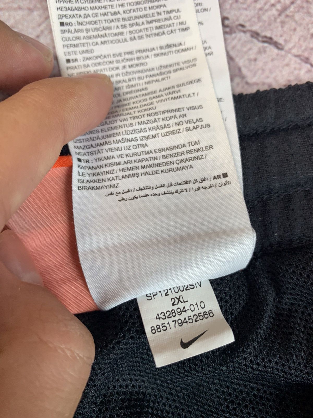 Nike × Vintage Nike Vintage Mens Nylon Pants Drill Y2K Size US 38 / EU 54 - 9 Thumbnail