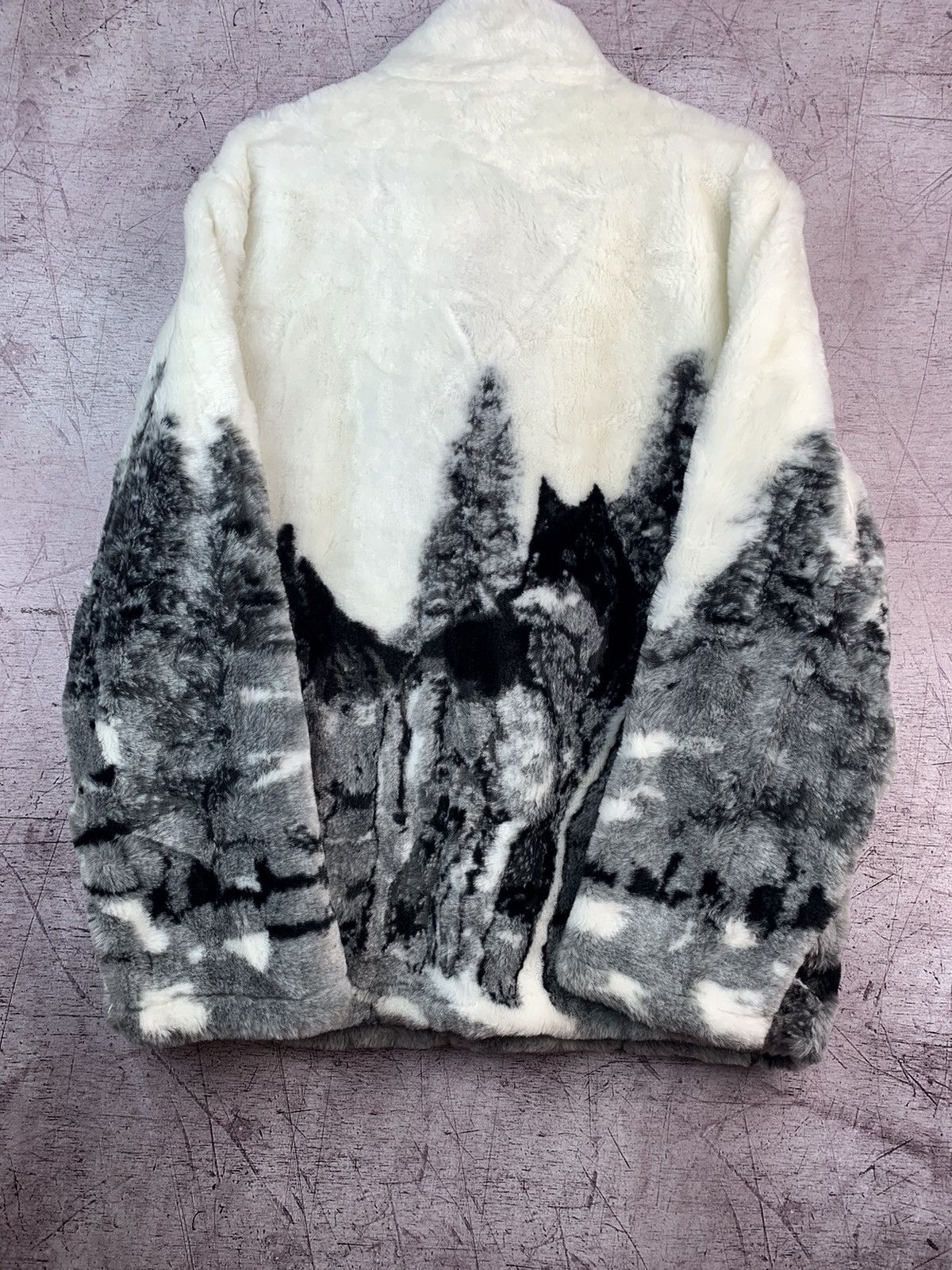Other Vintage Animal Nature All Over Print Fleece Jacket Size US L / EU 52-54 / 3 - 2 Thumbnail