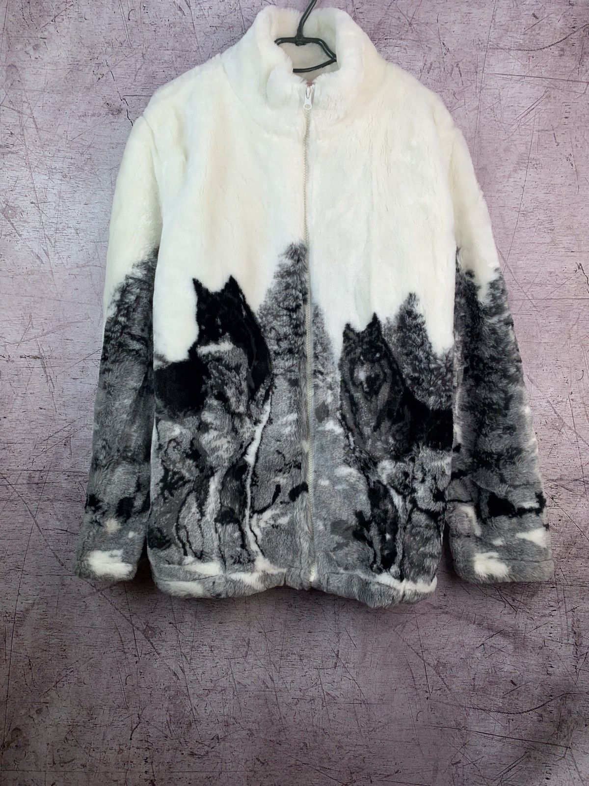 Other Vintage Animal Nature All Over Print Fleece Jacket Size US L / EU 52-54 / 3 - 1 Thumbnail