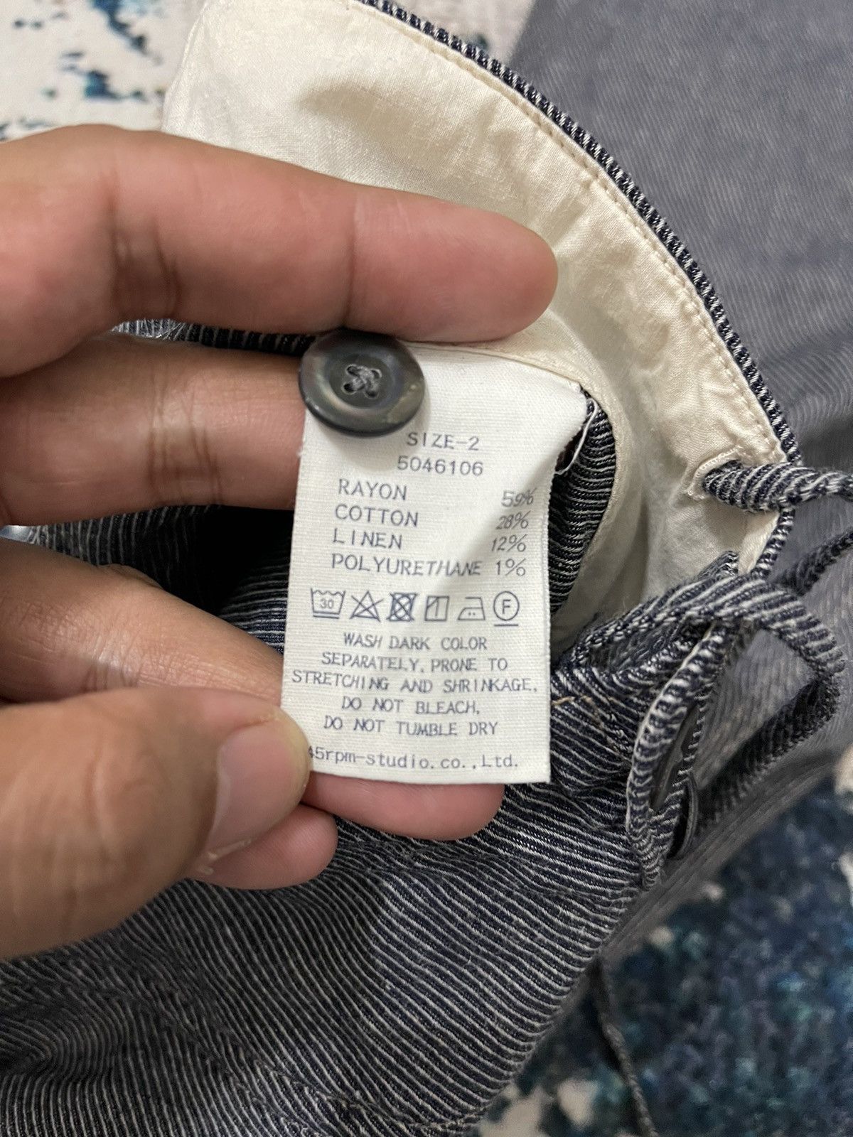 45rpm 45rpm casual pant made in japan Size 31" - 9 Thumbnail