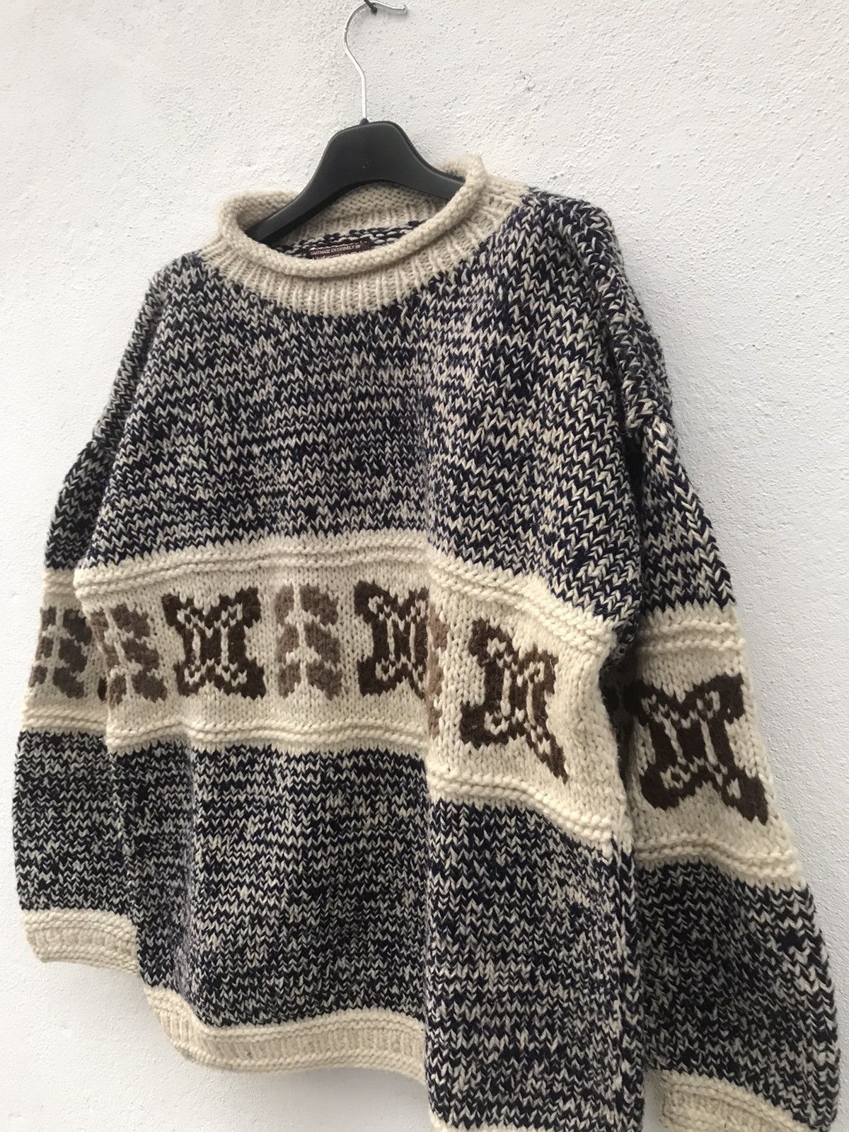 Handmade × Vintage Vintage Rey Wear Native Navajo Wool Knitwear Size US L / EU 52-54 / 3 - 3 Thumbnail