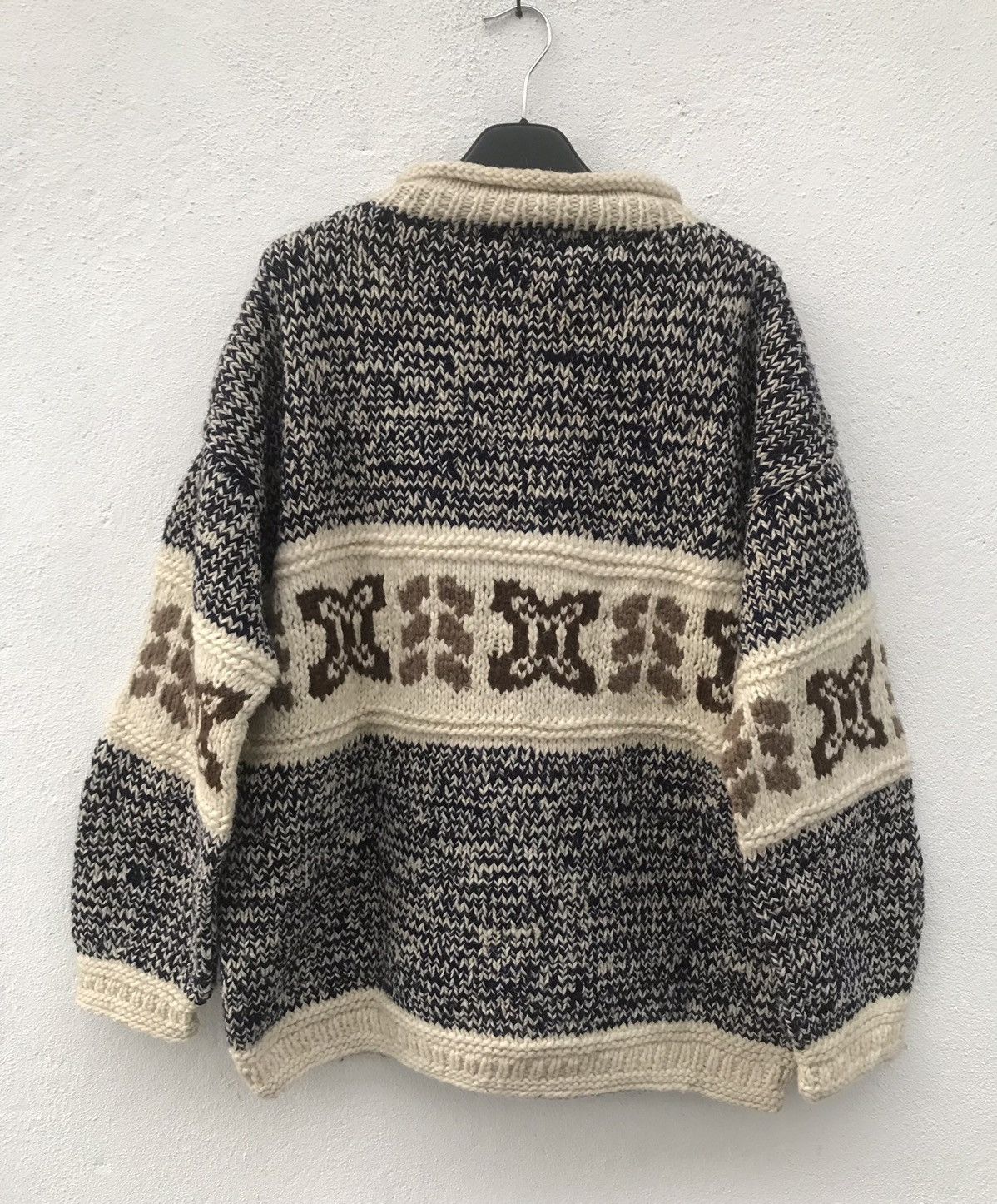 Handmade × Vintage Vintage Rey Wear Native Navajo Wool Knitwear Size US L / EU 52-54 / 3 - 5 Thumbnail