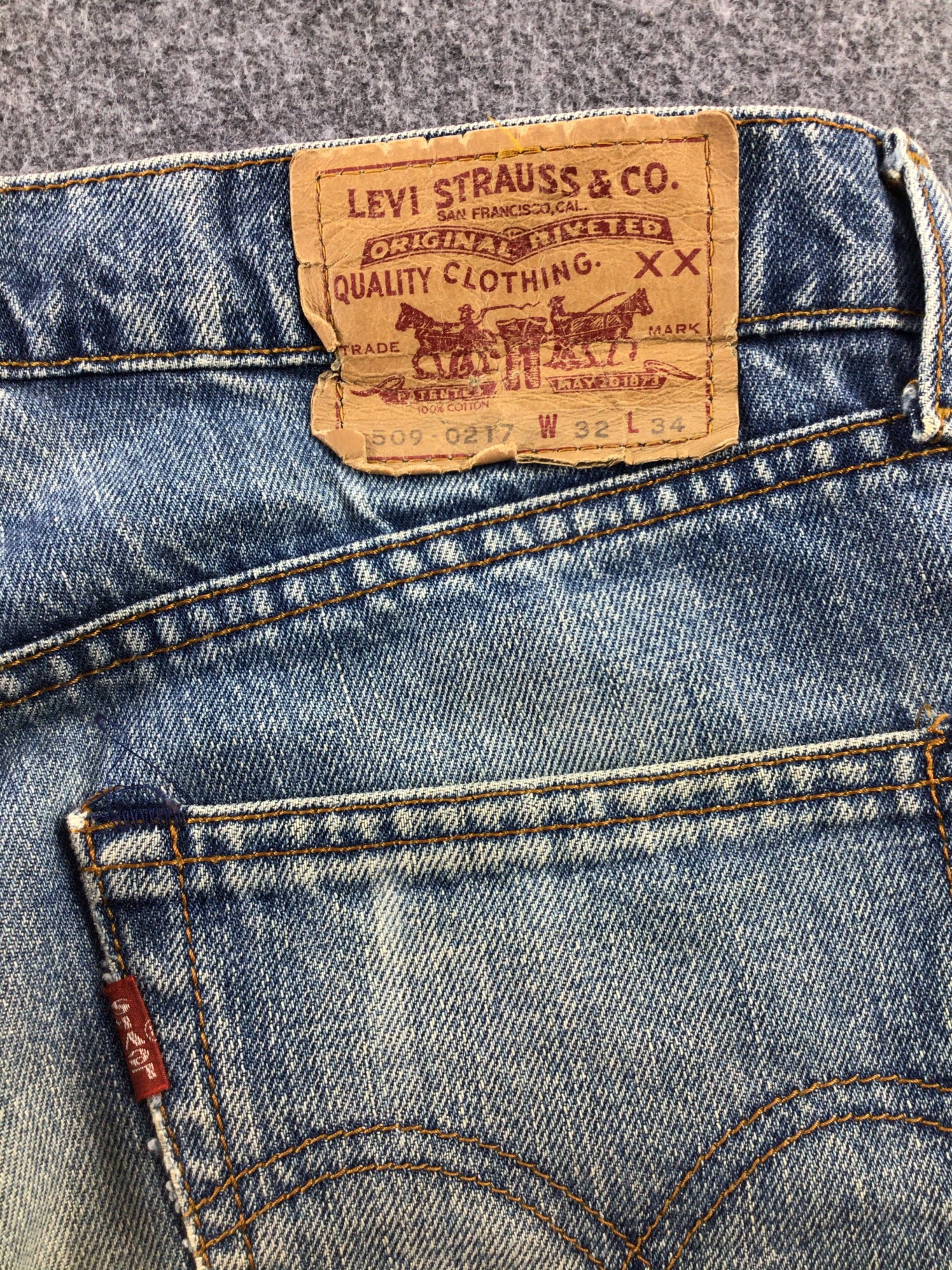 Levi's × Vintage 90s Vintage Levis 509 Jeans-JM109 Size US 31 - 7 Thumbnail
