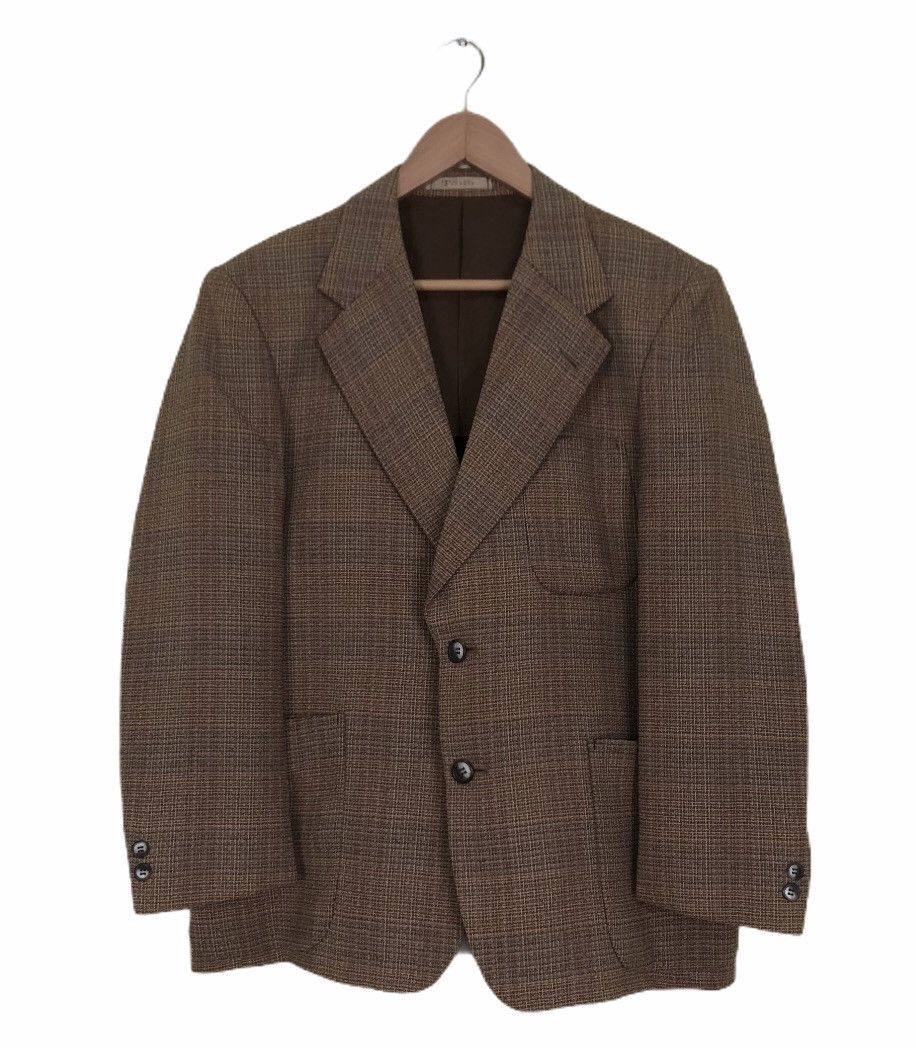 Japanese Brand × Other Casual Coat With 3 Pockets Golden Tweed Size US S / EU 44-46 / 1 - 1 Thumbnail