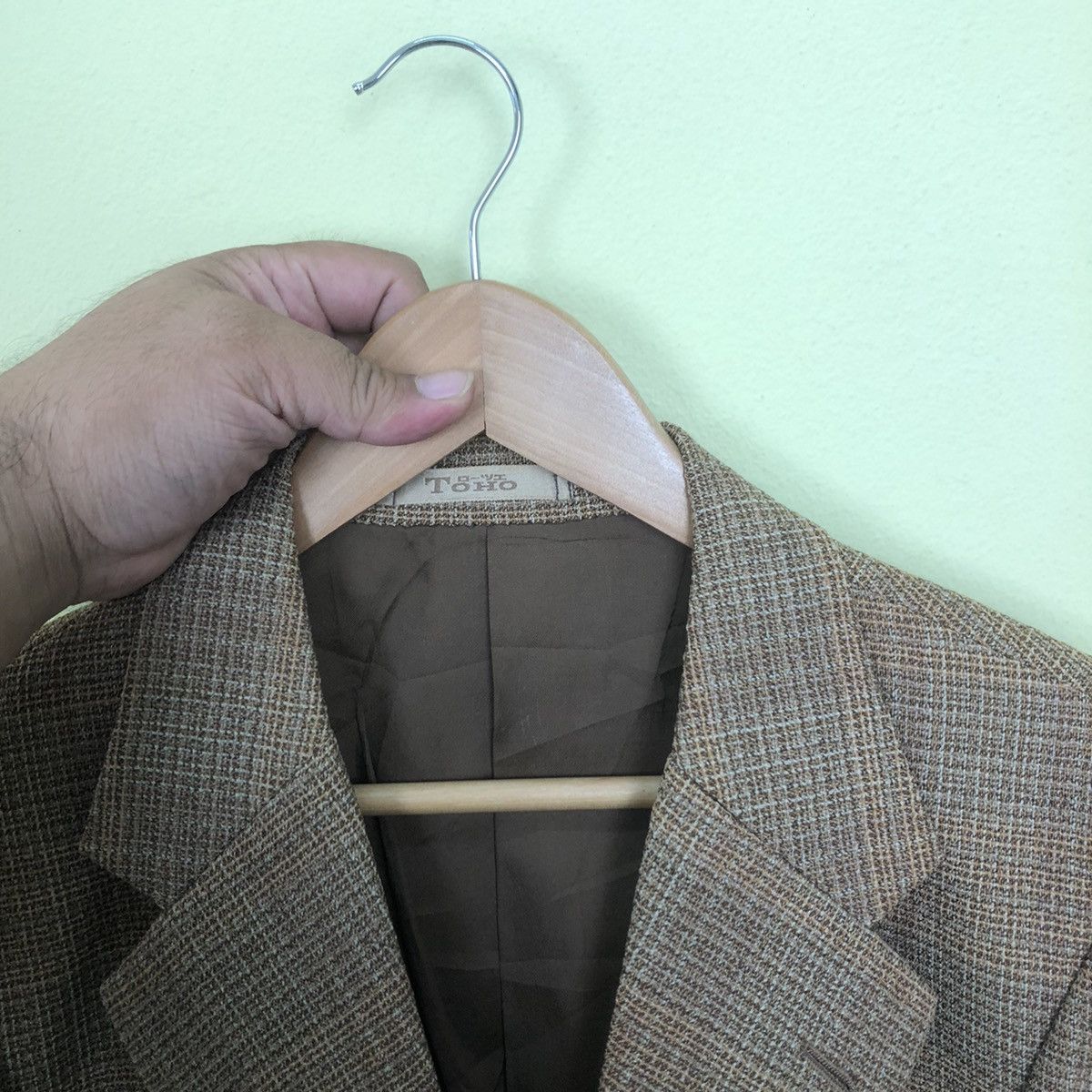 Japanese Brand × Other Casual Coat With 3 Pockets Golden Tweed Size US S / EU 44-46 / 1 - 5 Thumbnail