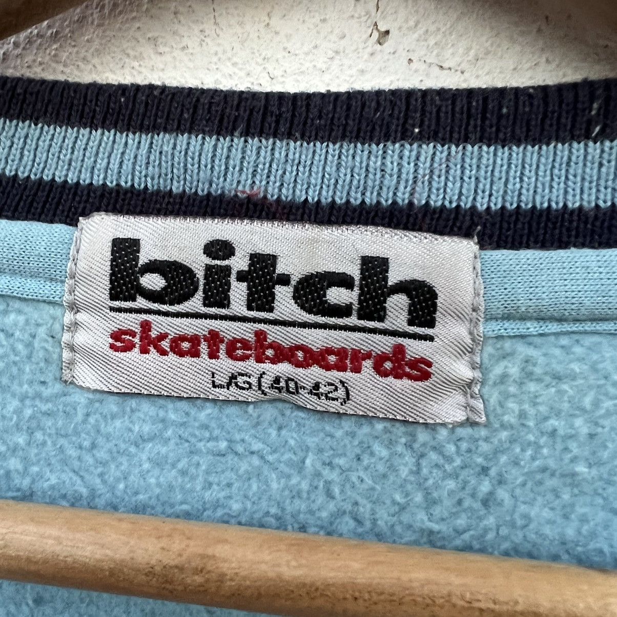 Japanese Brand VARSITY JACKET BITCH SKATEBOARD Size US L / EU 52-54 / 3 - 10 Thumbnail
